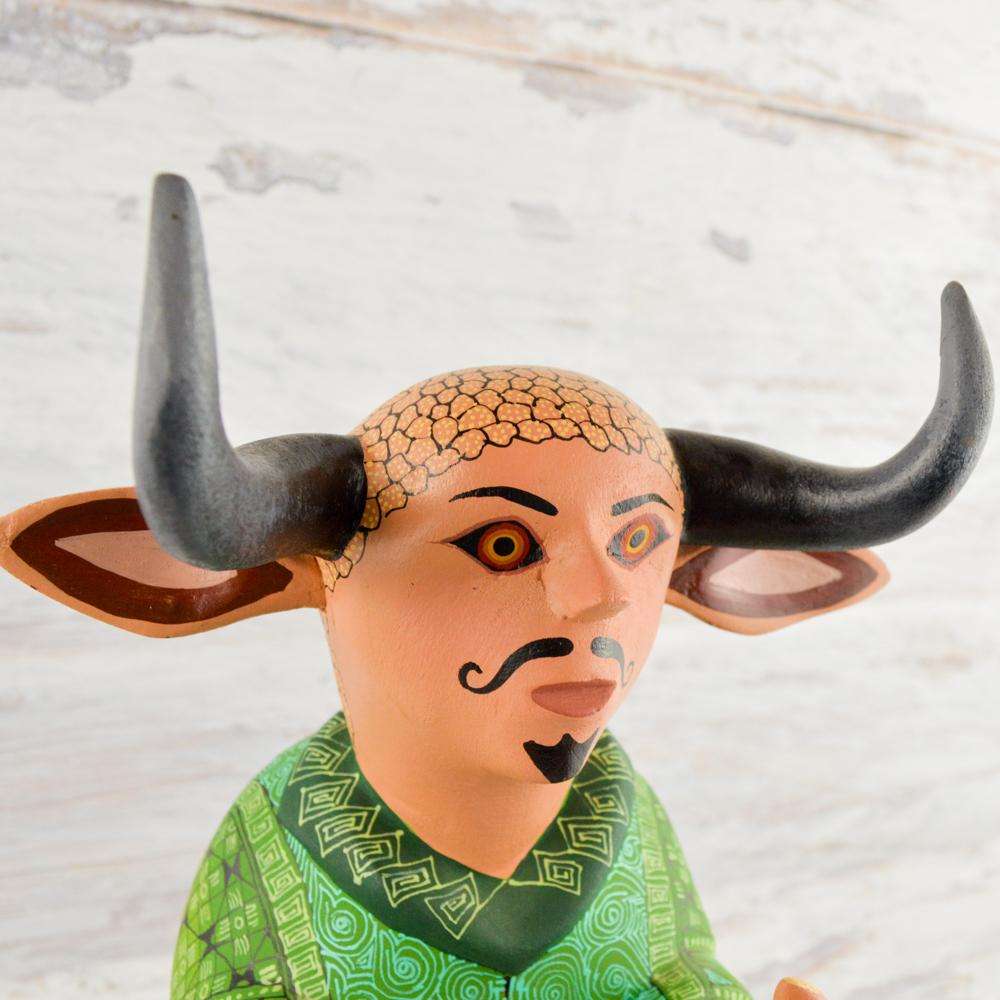 Nahual Alebrije Oaxacan Wood Carving - Alebrije Huichol Mexican Folk art magiamexica.com