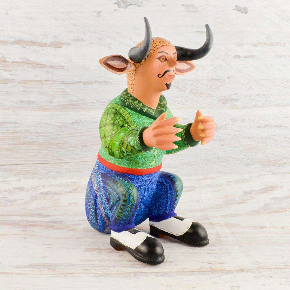 Nahual Alebrije Oaxacan Wood Carving - Alebrije Huichol Mexican Folk art magiamexica.com