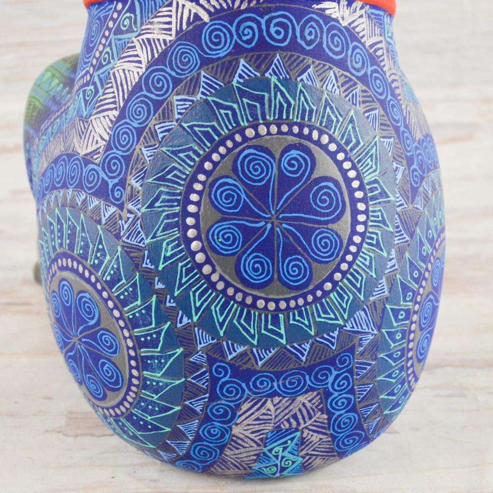 Nahual Alebrije Oaxacan Wood Carving - Alebrije Huichol Mexican Folk art magiamexica.com