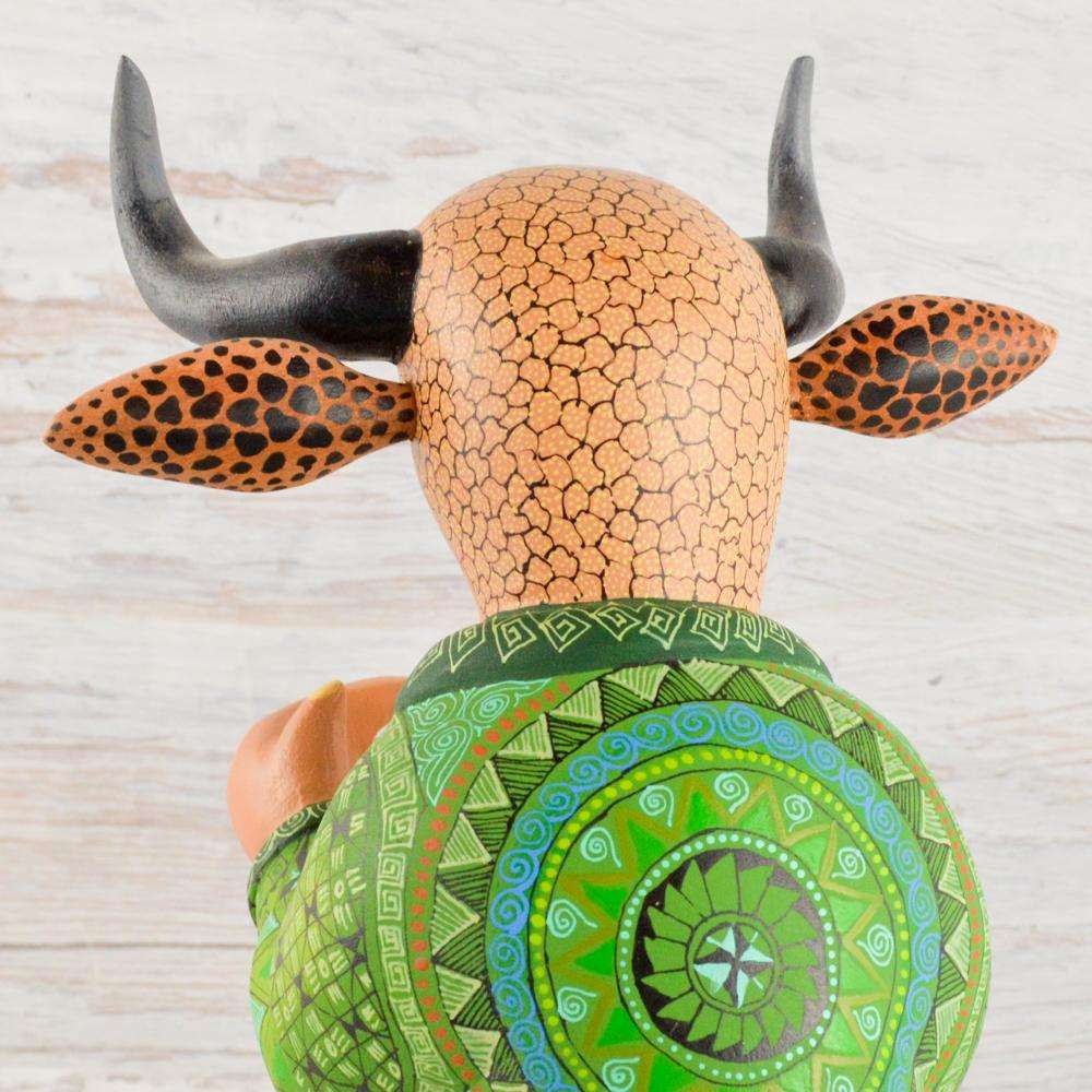 Nahual Alebrije Oaxacan Wood Carving - Alebrije Huichol Mexican Folk art magiamexica.com