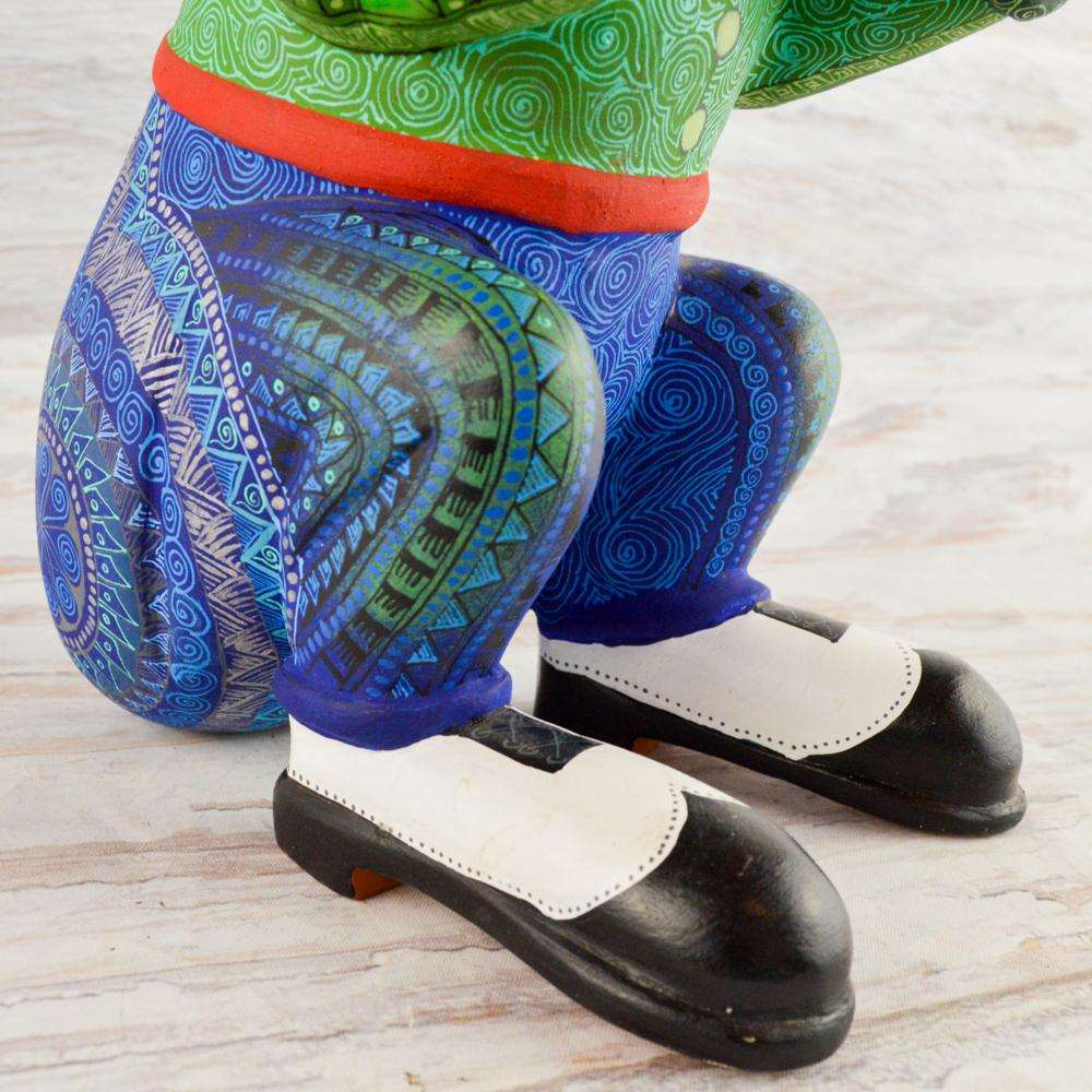 Nahual Alebrije Oaxacan Wood Carving - Alebrije Huichol Mexican Folk art magiamexica.com