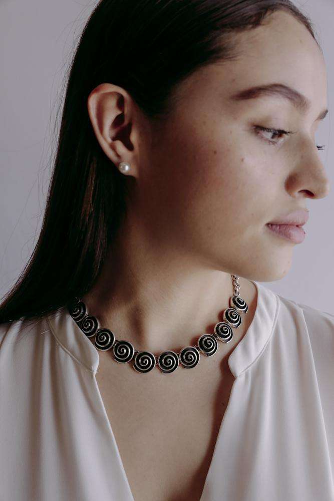 Necklace Snail - Alebrije Huichol Mexican Folk art magiamexica.com