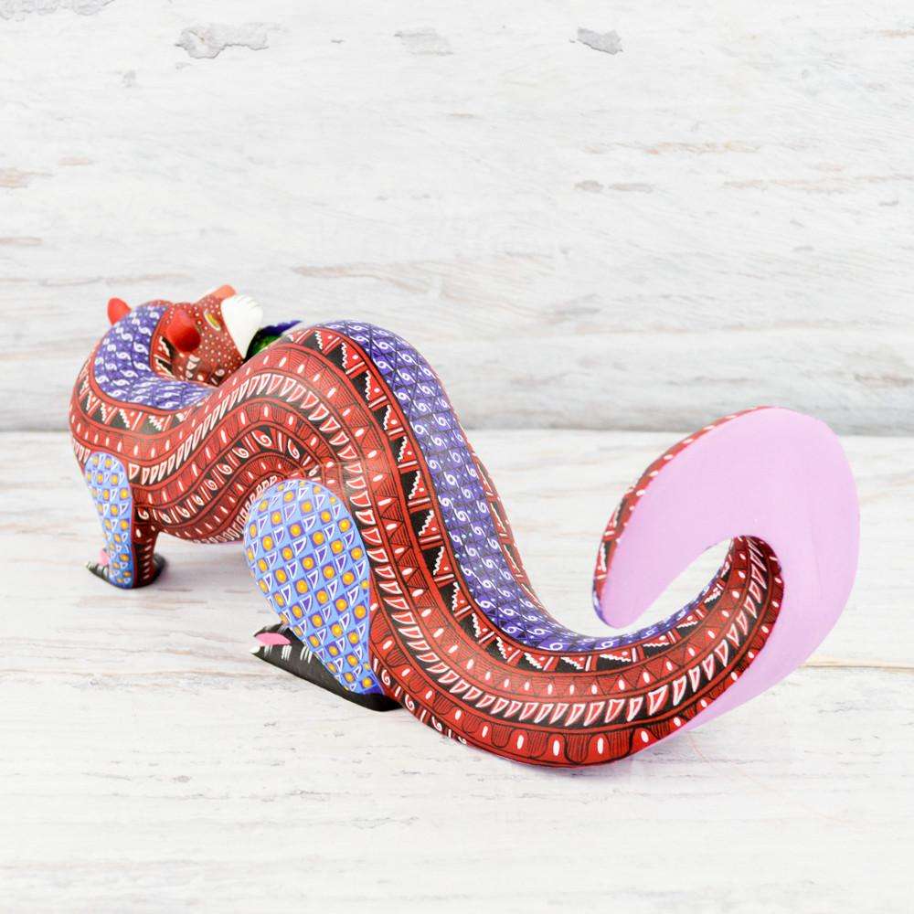 Otter Alebrije Oaxacan Wood Carving - Alebrije Huichol Mexican Folk art magiamexica.com