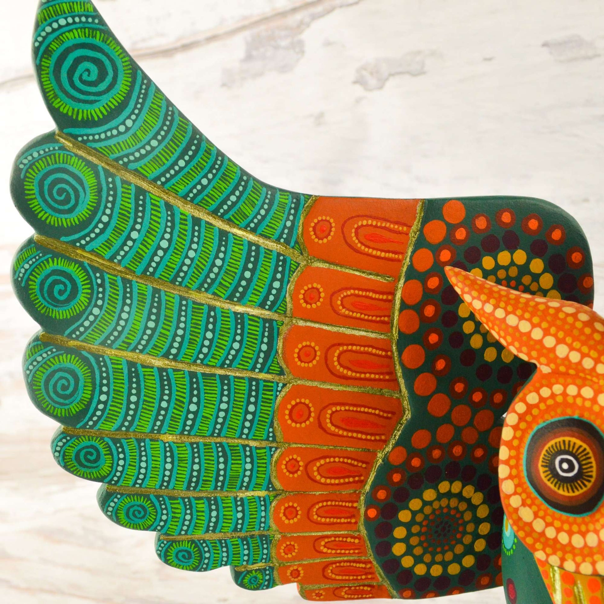 Owl Alebrije Oaxacan Wood Carving - Alebrije Huichol Mexican Folk art magiamexica.com