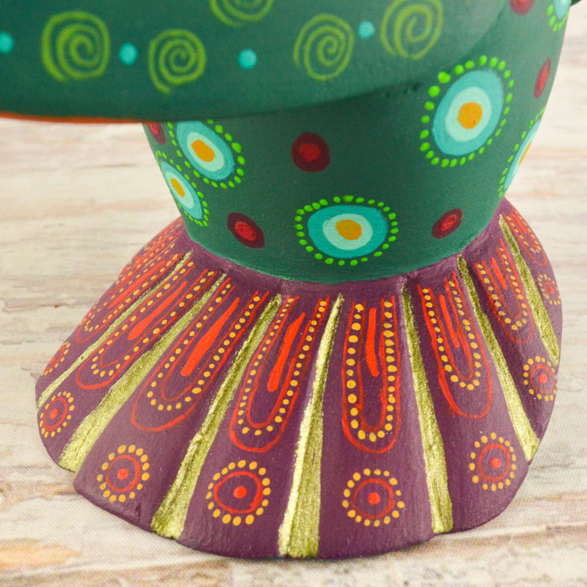 Owl Alebrije Oaxacan Wood Carving - Alebrije Huichol Mexican Folk art magiamexica.com