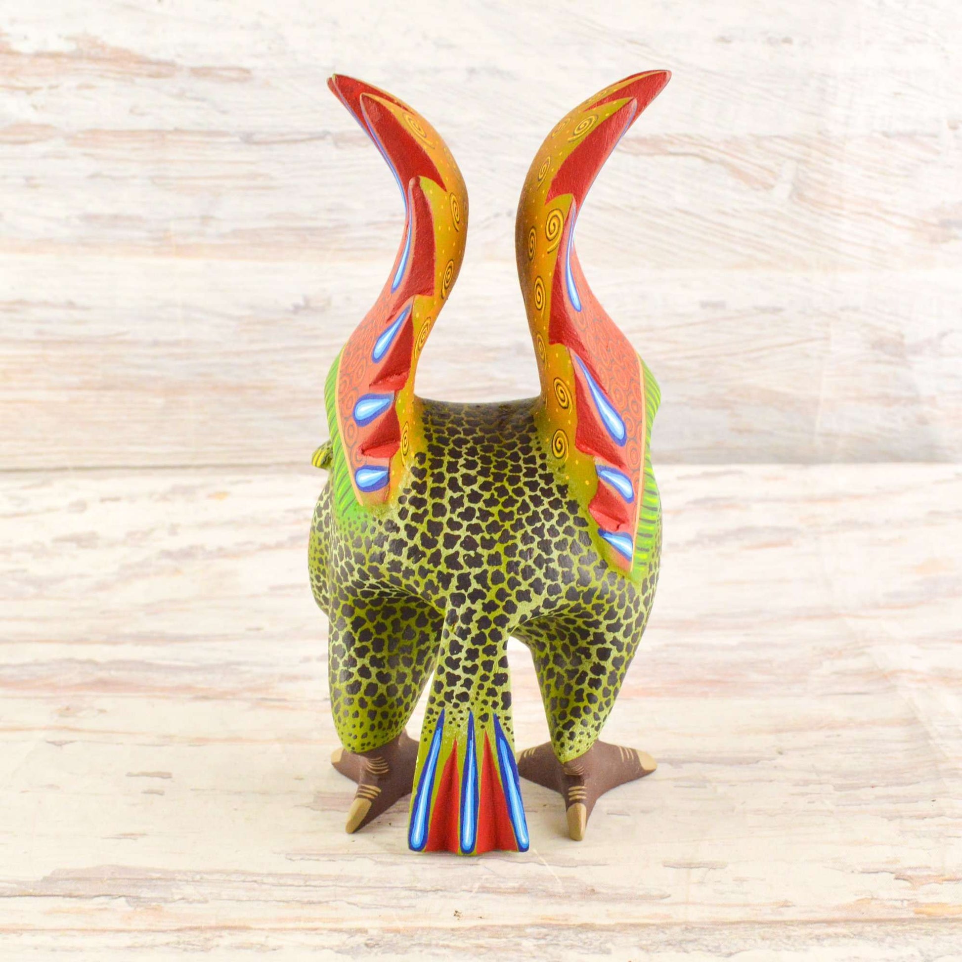 Owl Alebrije Oaxacan Wood Carving - Alebrije Huichol Mexican Folk art magiamexica.com