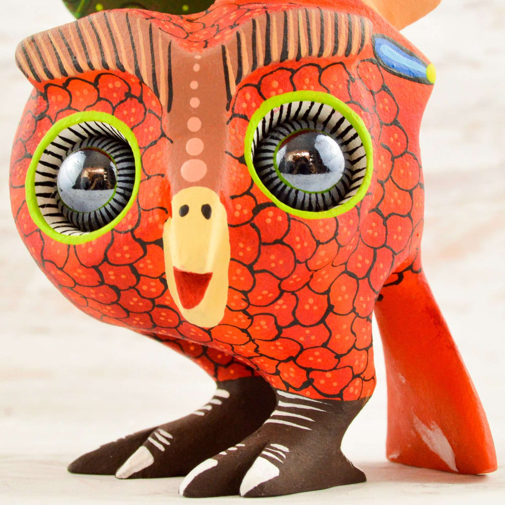 Owl Alebrije Oaxacan Wood Carving - Alebrije Huichol Mexican Folk art magiamexica.com
