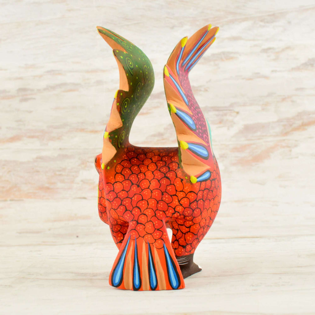 Owl Alebrije Oaxacan Wood Carving - Alebrije Huichol Mexican Folk art magiamexica.com