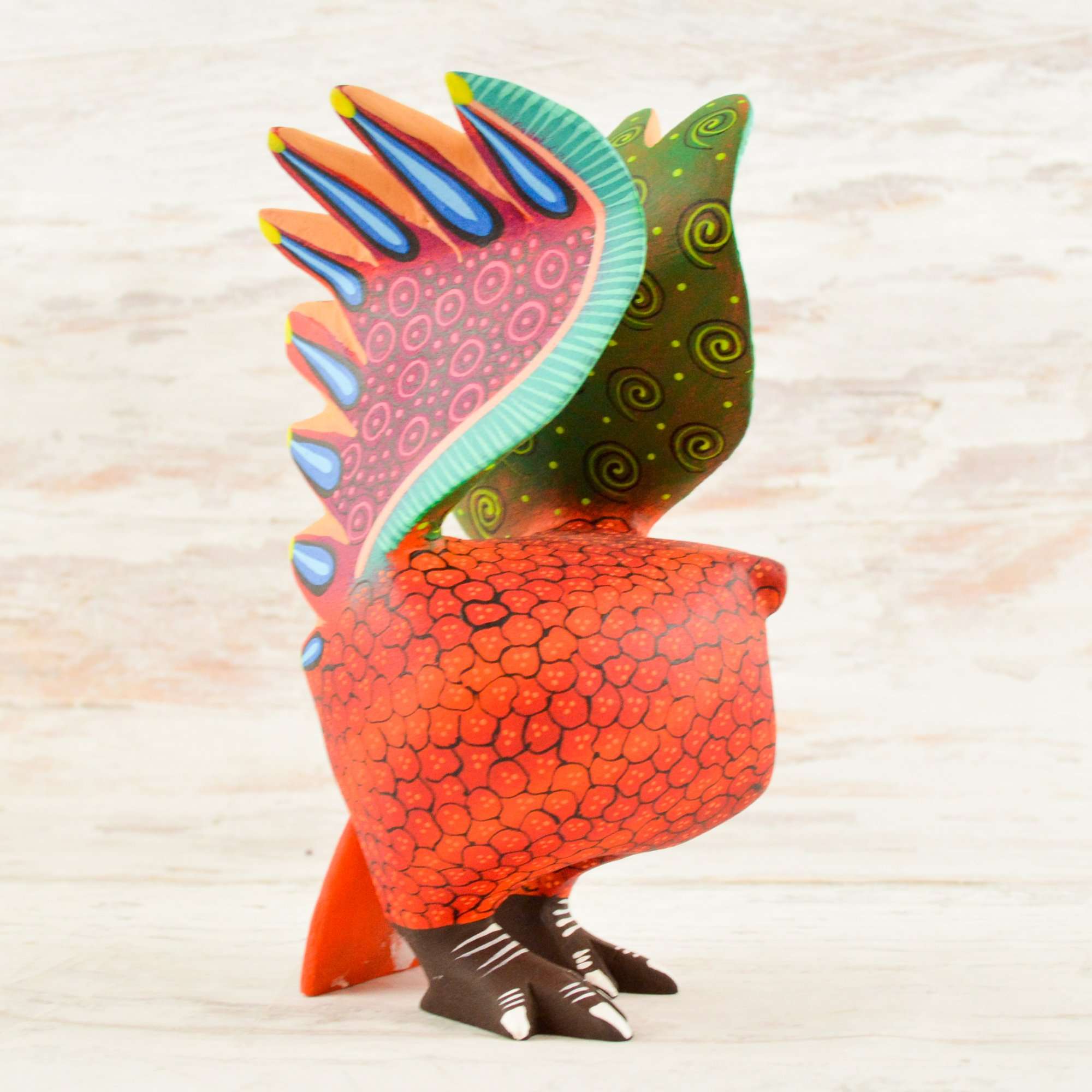 Owl Alebrije Oaxacan Wood Carving - Alebrije Huichol Mexican Folk art magiamexica.com