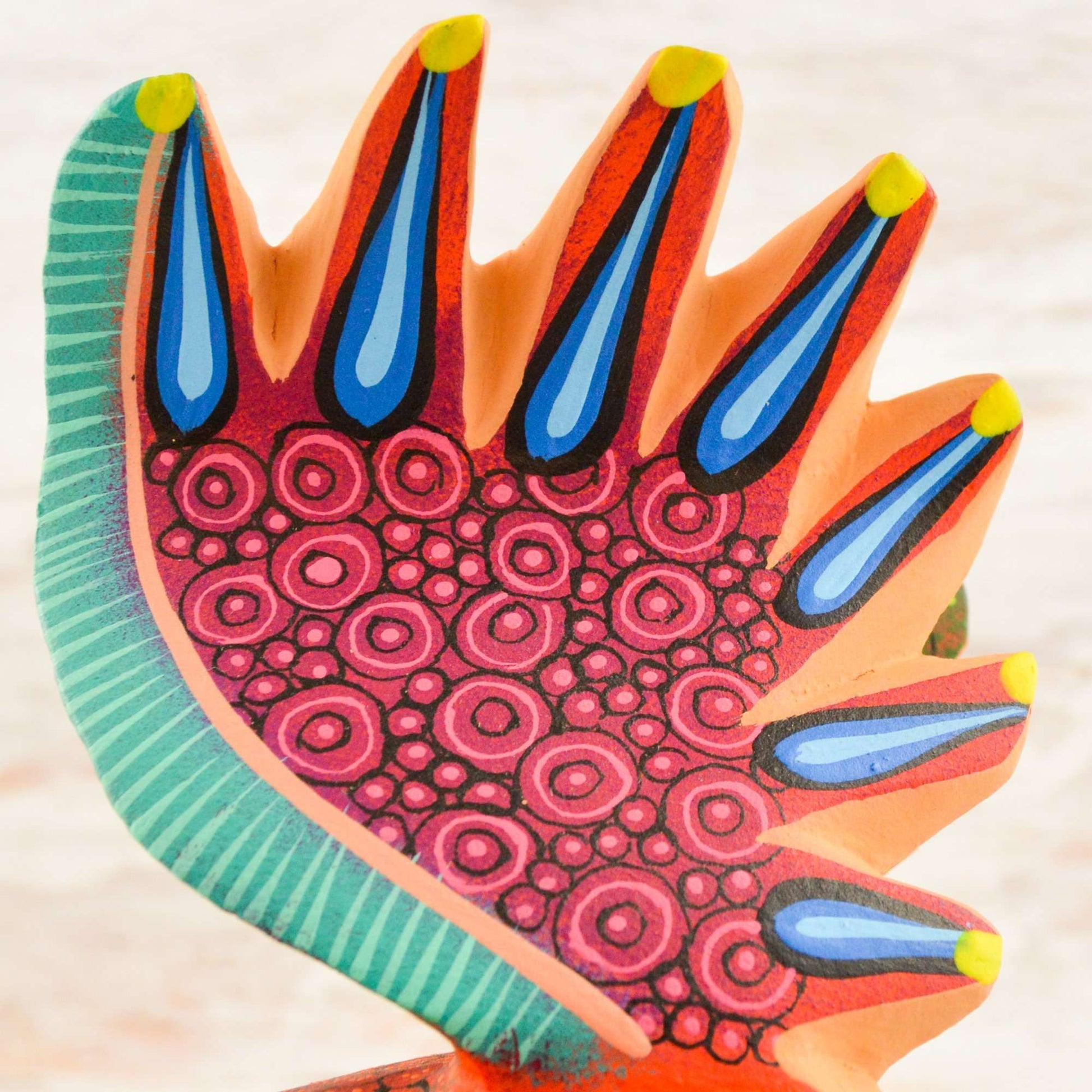 Owl Alebrije Oaxacan Wood Carving - Alebrije Huichol Mexican Folk art magiamexica.com