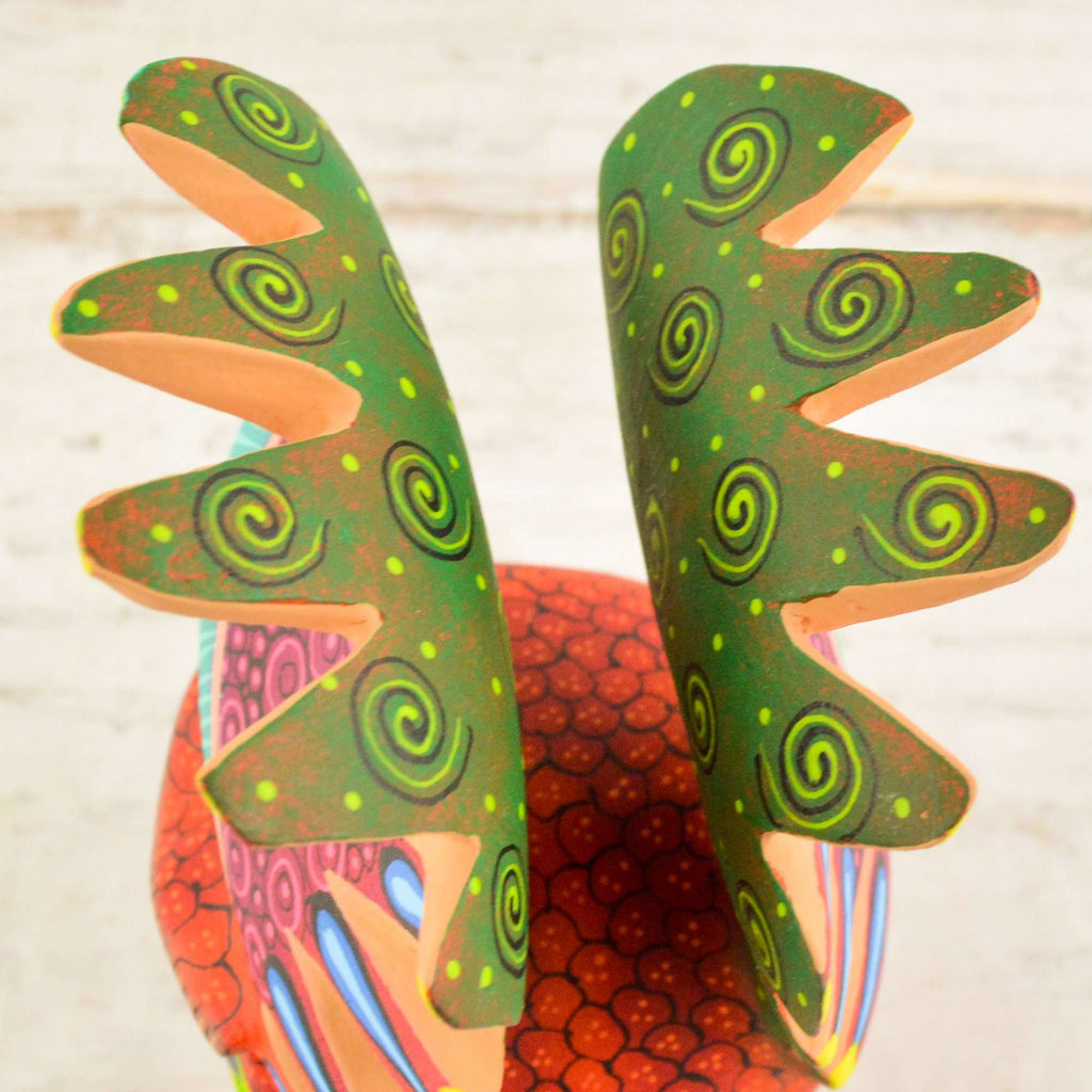 Owl Alebrije Oaxacan Wood Carving - Alebrije Huichol Mexican Folk art magiamexica.com