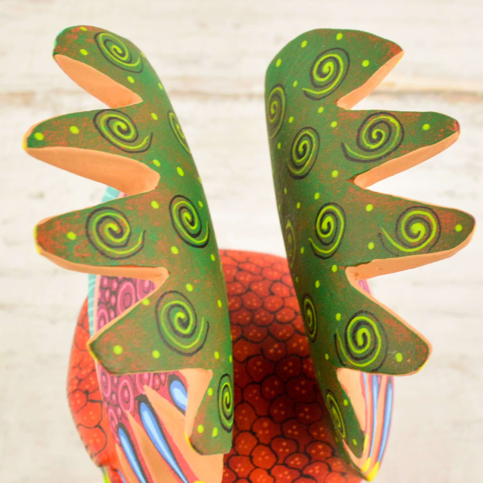 Owl Alebrije Oaxacan Wood Carving - Alebrije Huichol Mexican Folk art magiamexica.com