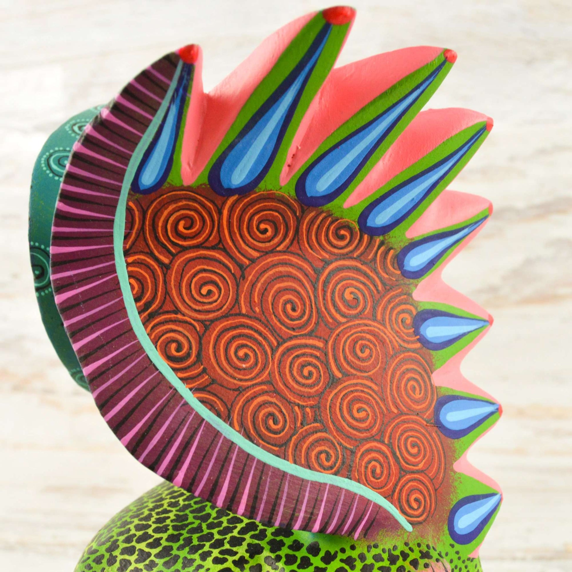 Owl Alebrije Oaxacan Wood Carving - Alebrije Huichol Mexican Folk art magiamexica.com