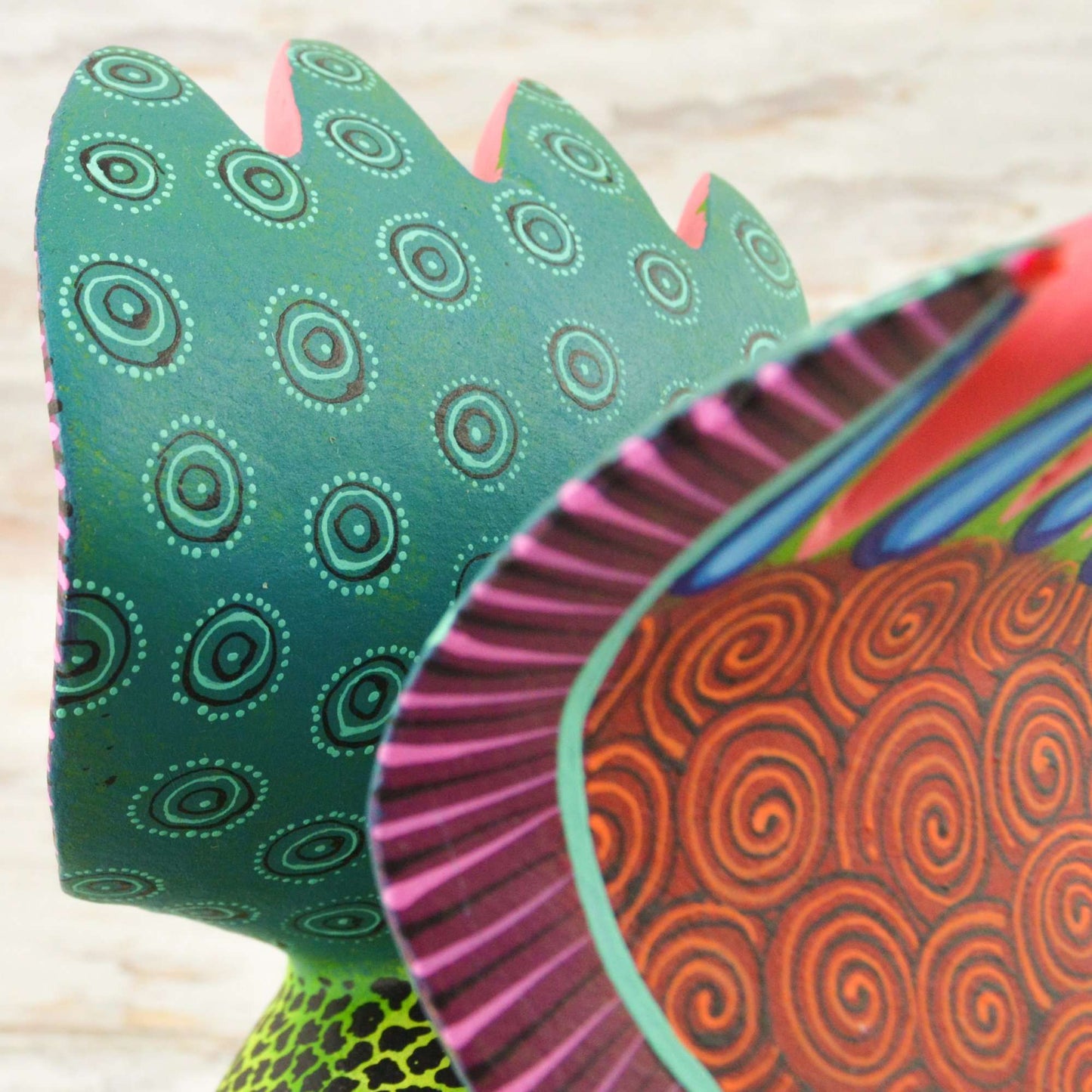 Owl Alebrije Oaxacan Wood Carving - Alebrije Huichol Mexican Folk art magiamexica.com