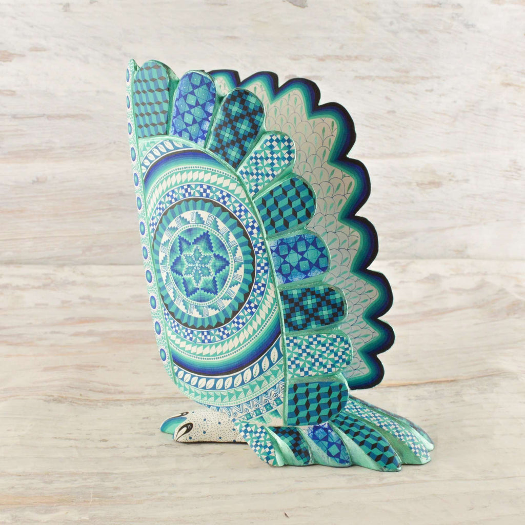 Owl Alebrije Wood Carving Oaxacan - Alebrije Huichol Mexican Folk art magiamexica.com