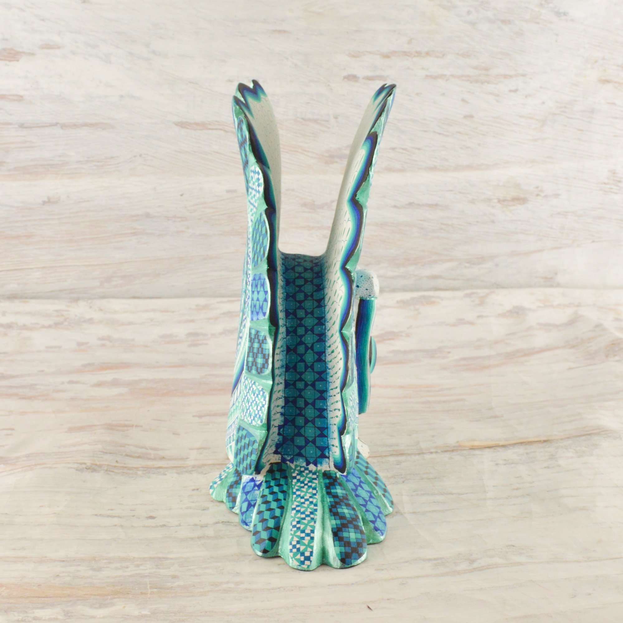 Owl Alebrije Wood Carving Oaxacan - Alebrije Huichol Mexican Folk art magiamexica.com