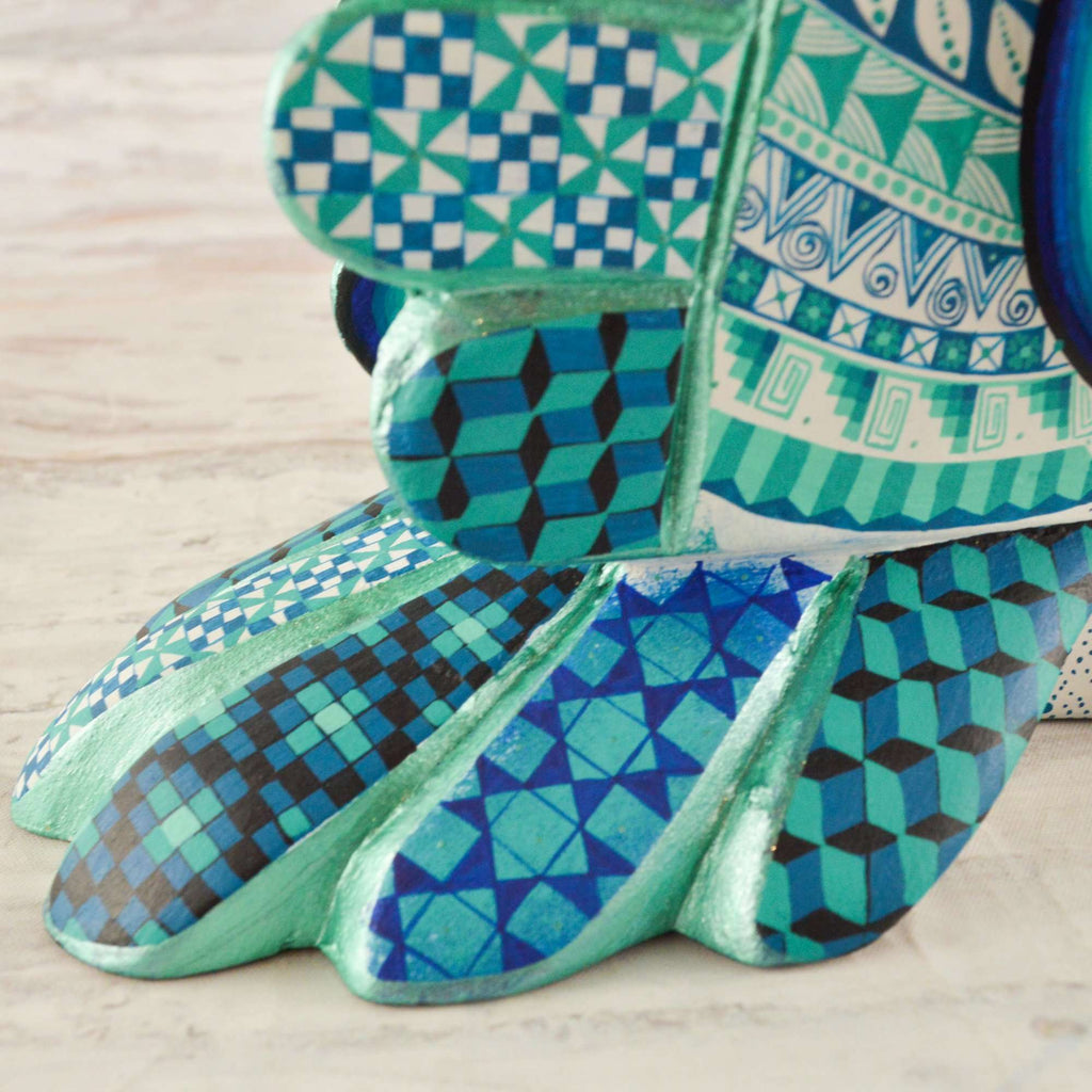 Owl Alebrije Wood Carving Oaxacan - Alebrije Huichol Mexican Folk art magiamexica.com