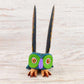 Owl Alebrije Wood Carving - Alebrije Huichol Mexican Folk art magiamexica.com