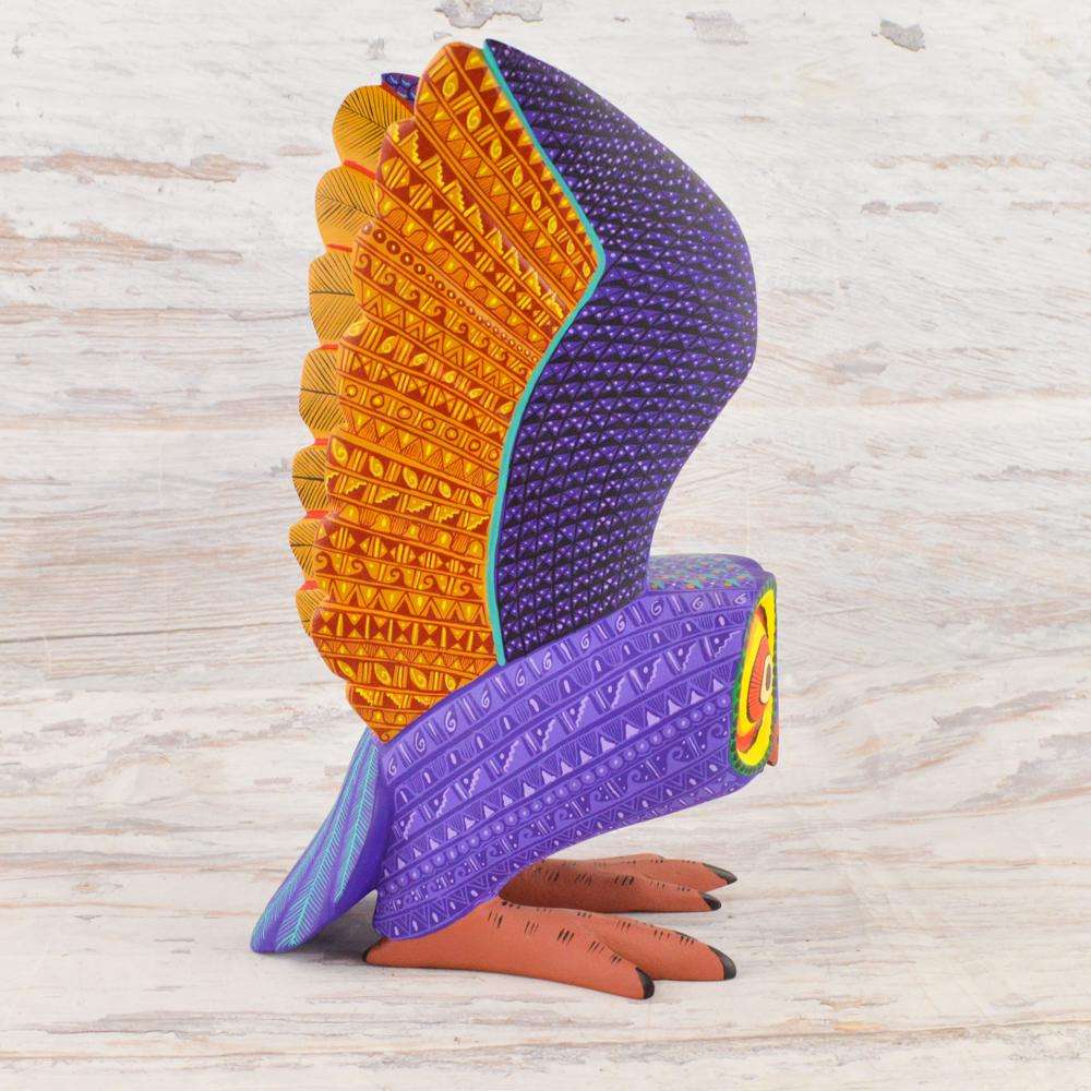 Owl Alebrije Wood Carving - Alebrije Huichol Mexican Folk art magiamexica.com