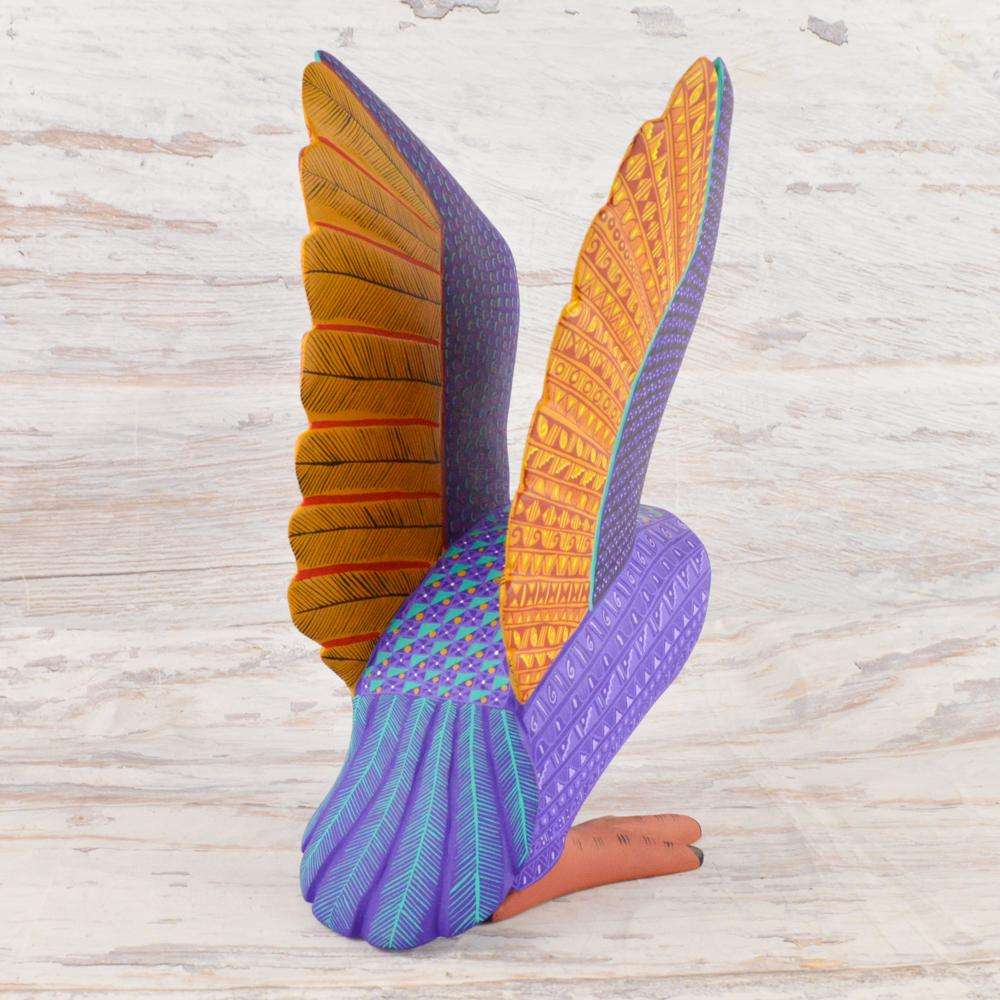 Owl Alebrije Wood Carving - Alebrije Huichol Mexican Folk art magiamexica.com