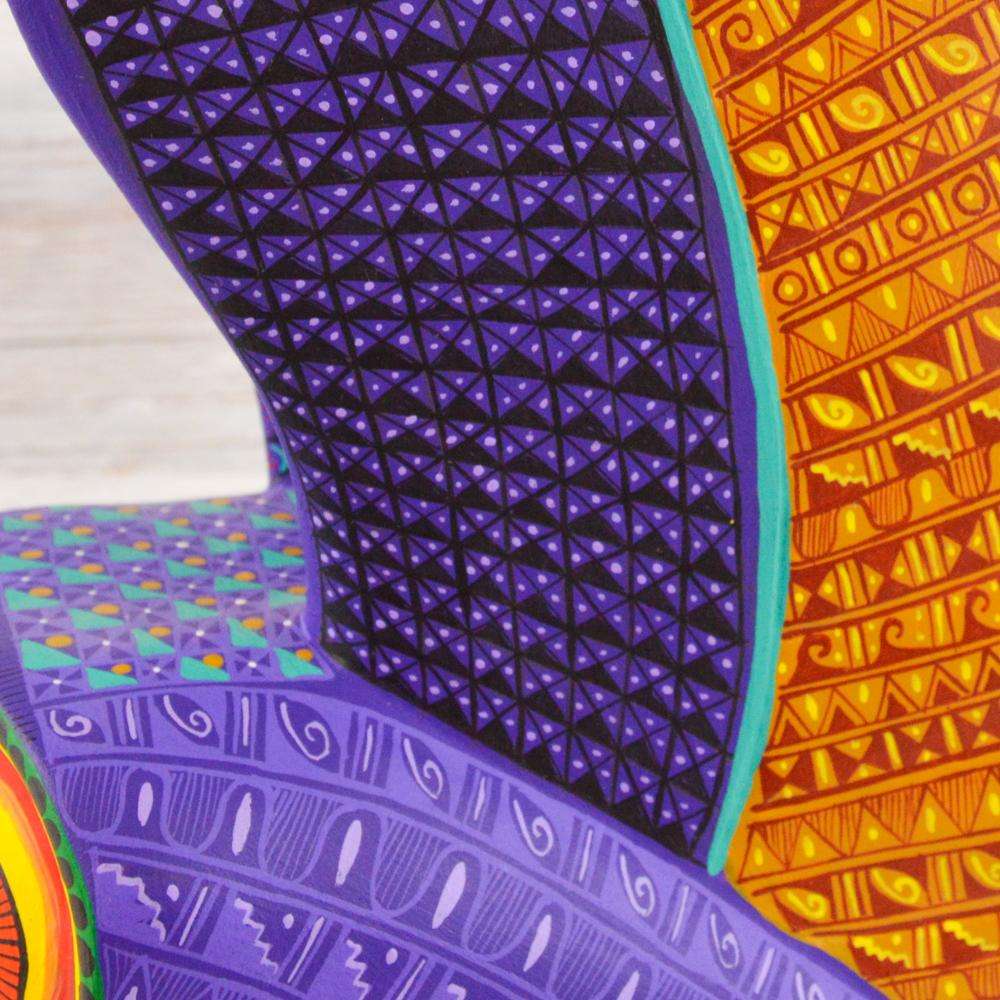 Owl Alebrije Wood Carving - Alebrije Huichol Mexican Folk art magiamexica.com