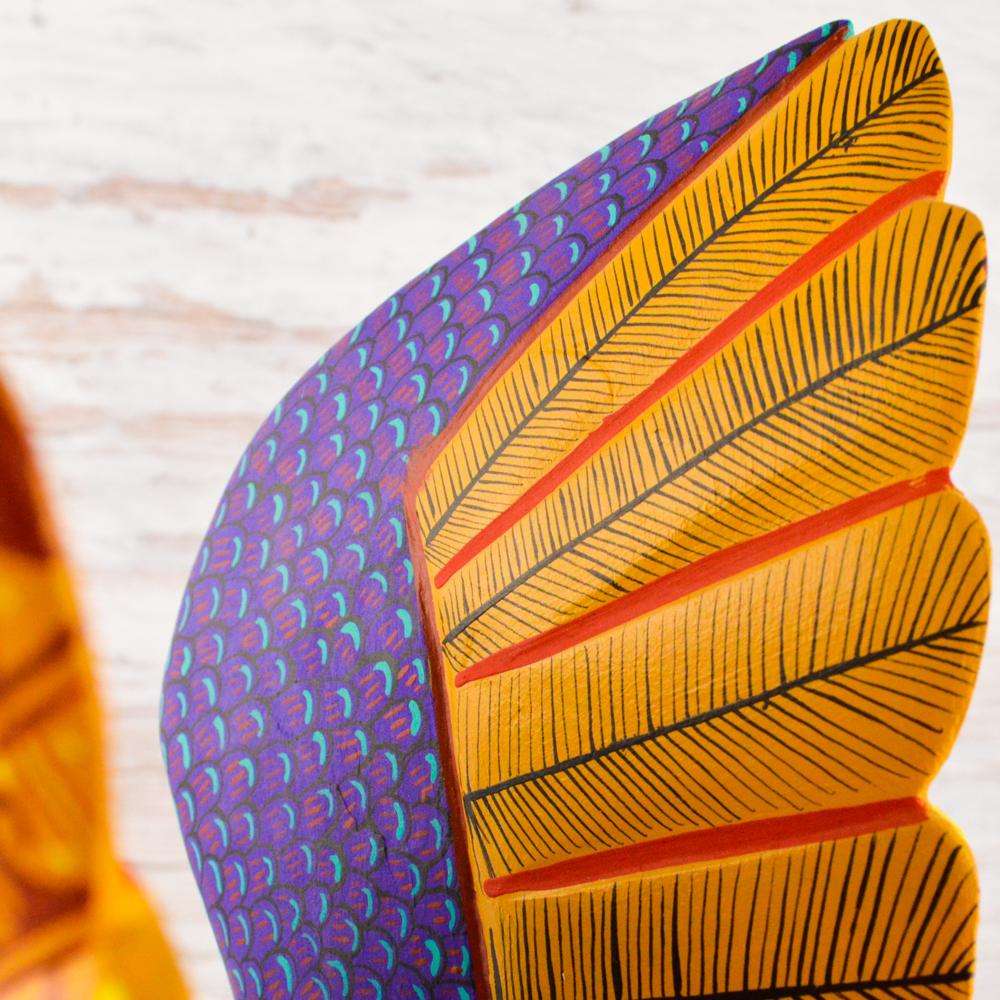 Owl Alebrije Wood Carving - Alebrije Huichol Mexican Folk art magiamexica.com