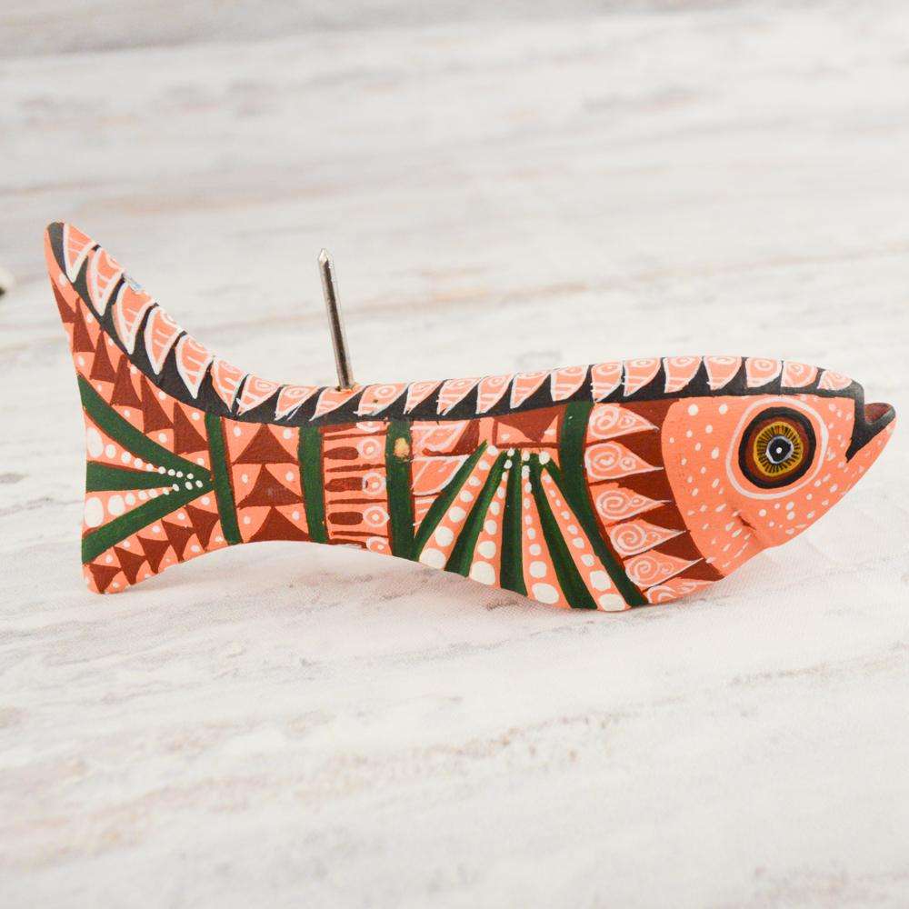 Polar Bear Alebrije Oaxacan Wood Carving - Alebrije Huichol Mexican Folk art magiamexica.com