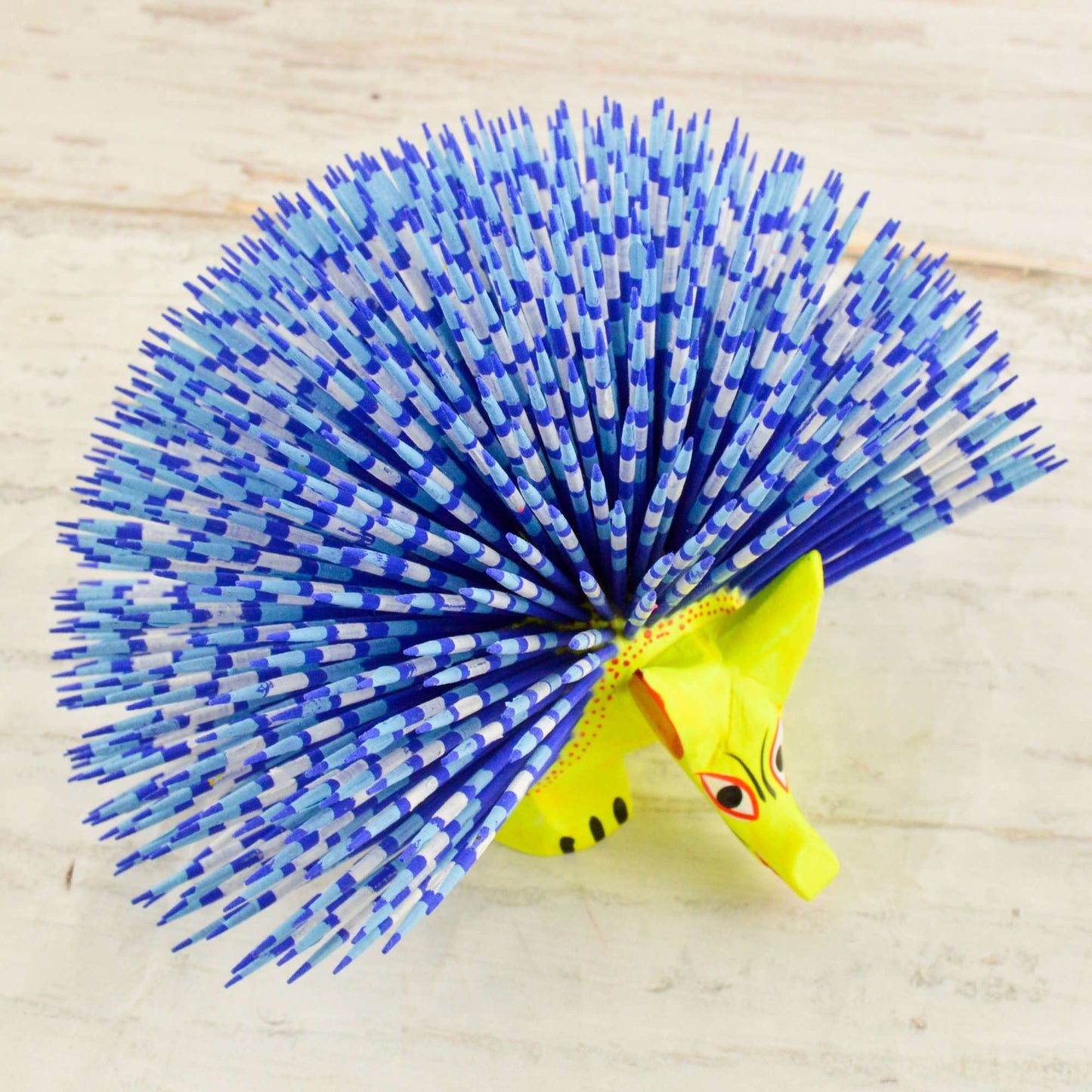 Porcupine Alebrije Oaxacan Wood Carving - Alebrije Huichol Mexican Folk art magiamexica.com