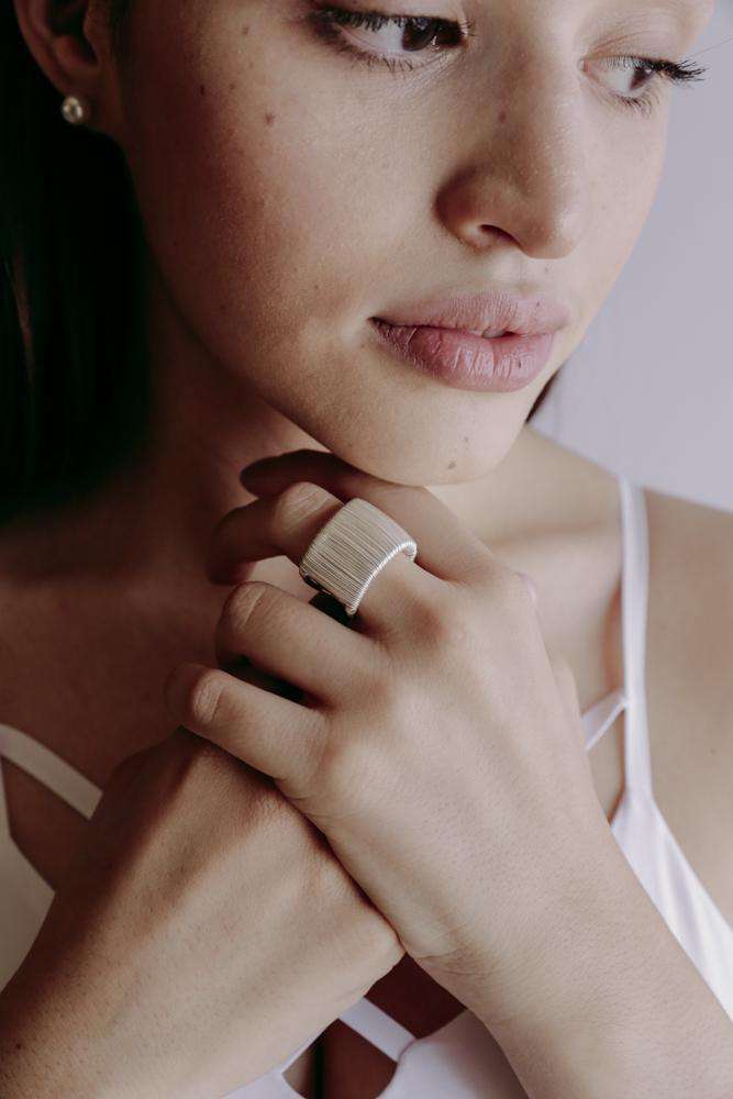 Ring Lines 2 - Alebrije Huichol Mexican Folk art magiamexica.com