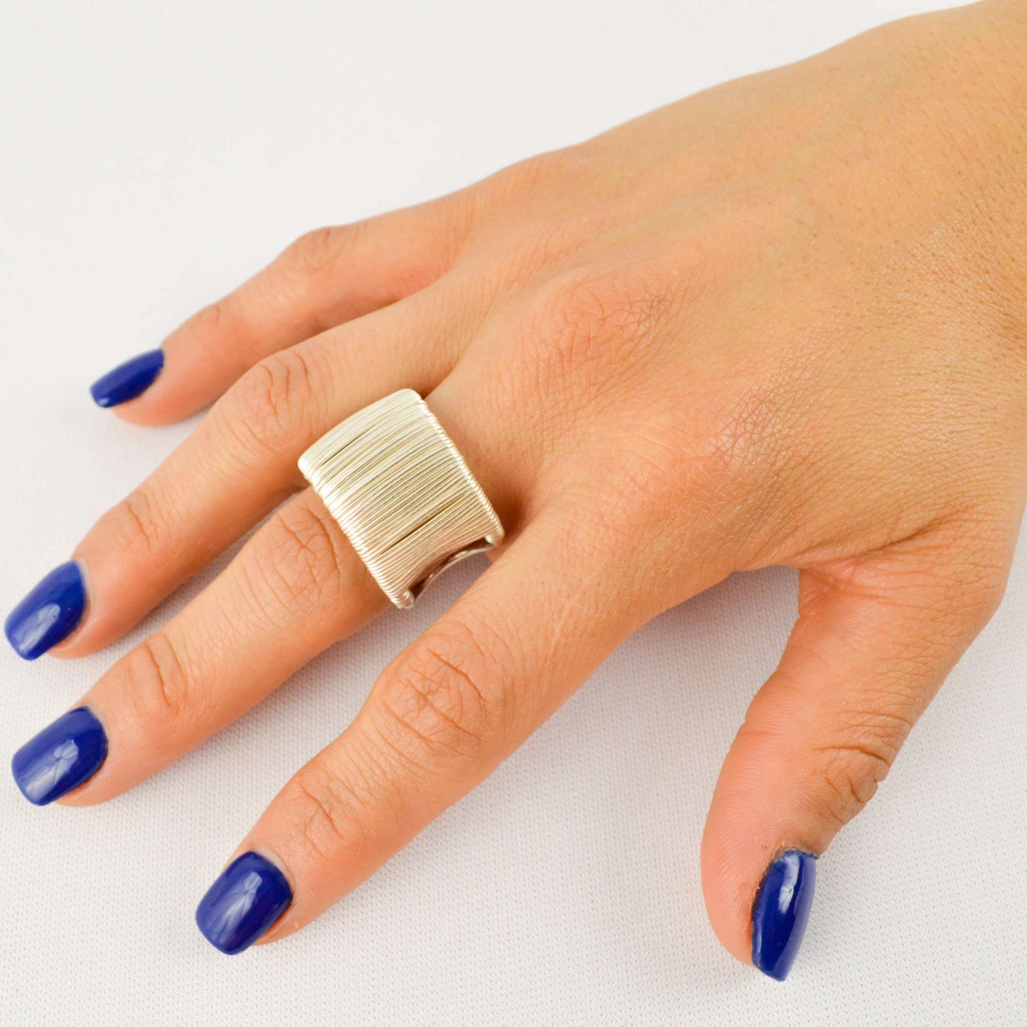 Ring Lines 2 - Alebrije Huichol Mexican Folk art magiamexica.com