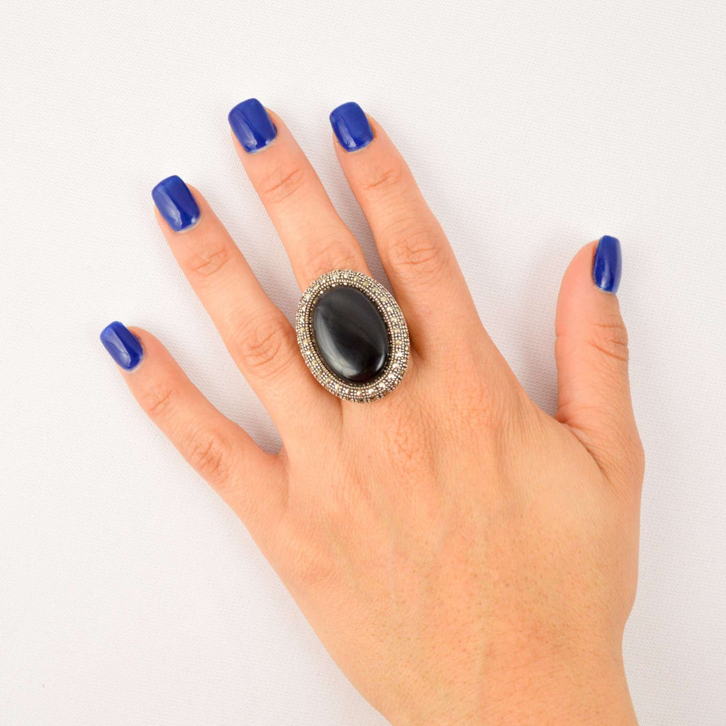 Ring Marquis - Alebrije Huichol Mexican Folk art magiamexica.com