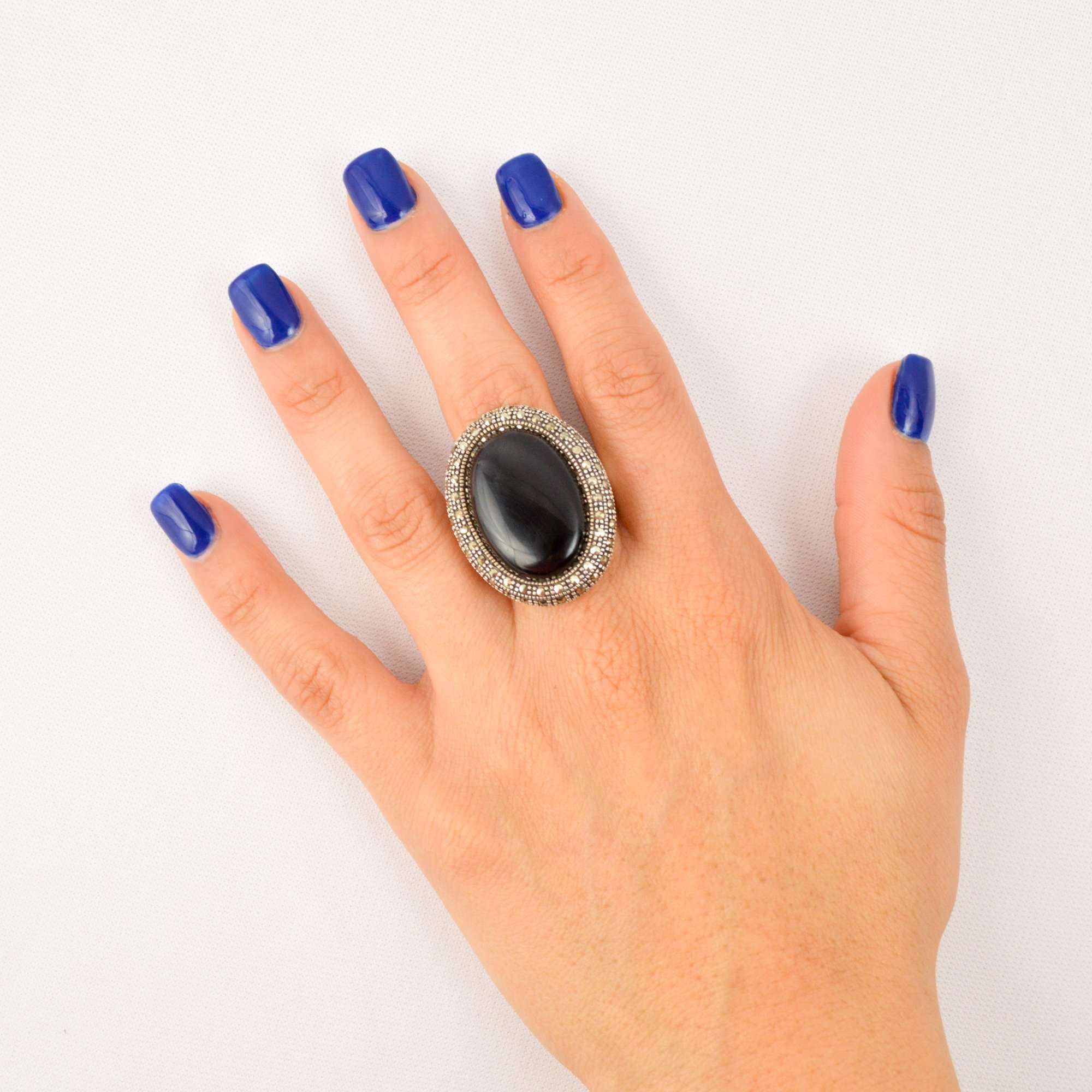 Ring Marquis - Alebrije Huichol Mexican Folk art magiamexica.com