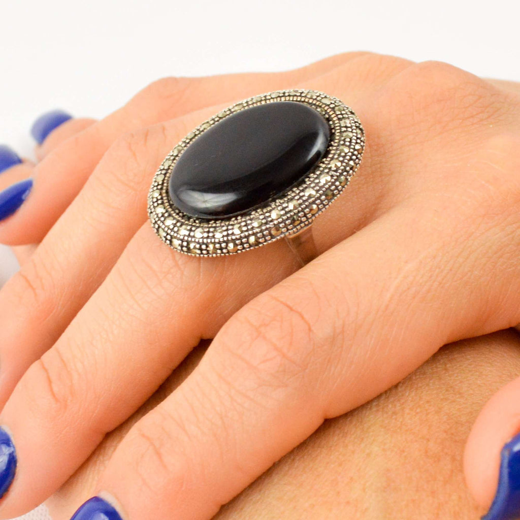 Ring Marquis - Alebrije Huichol Mexican Folk art magiamexica.com