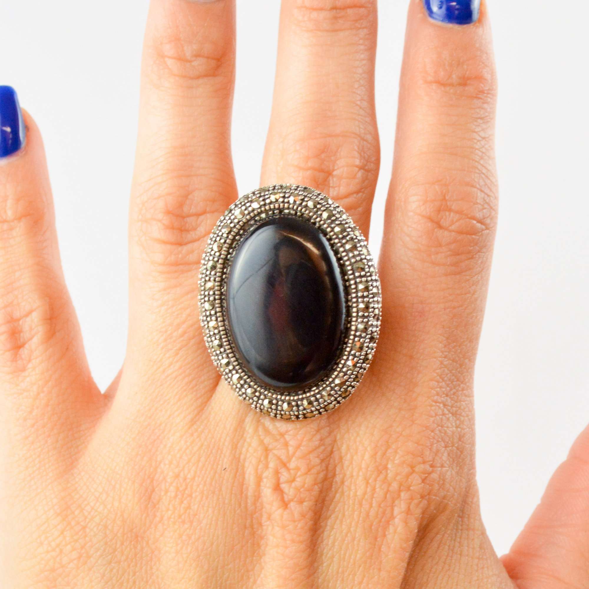 Ring Marquis - Alebrije Huichol Mexican Folk art magiamexica.com