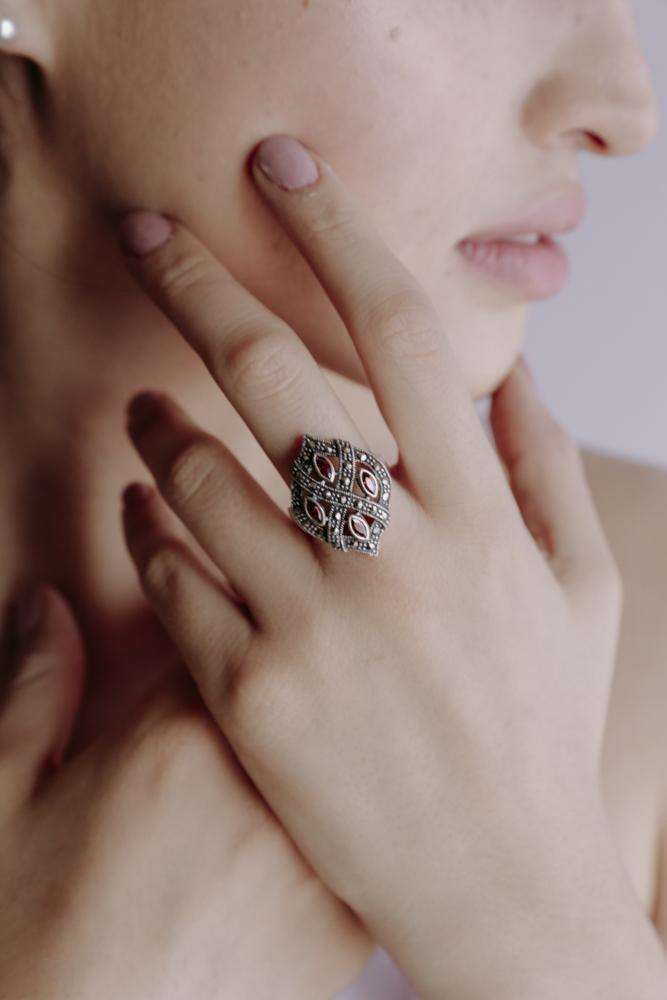 Ring Monarchy - Alebrije Huichol Mexican Folk art magiamexica.com