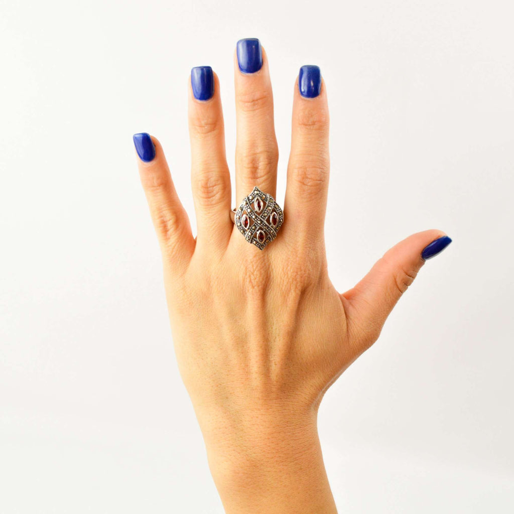 Ring Monarchy - Alebrije Huichol Mexican Folk art magiamexica.com