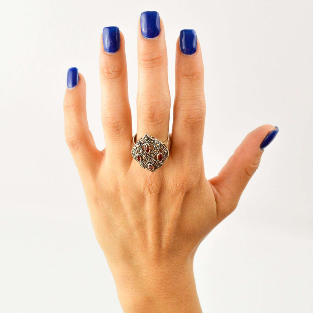 Ring Monarchy - Alebrije Huichol Mexican Folk art magiamexica.com