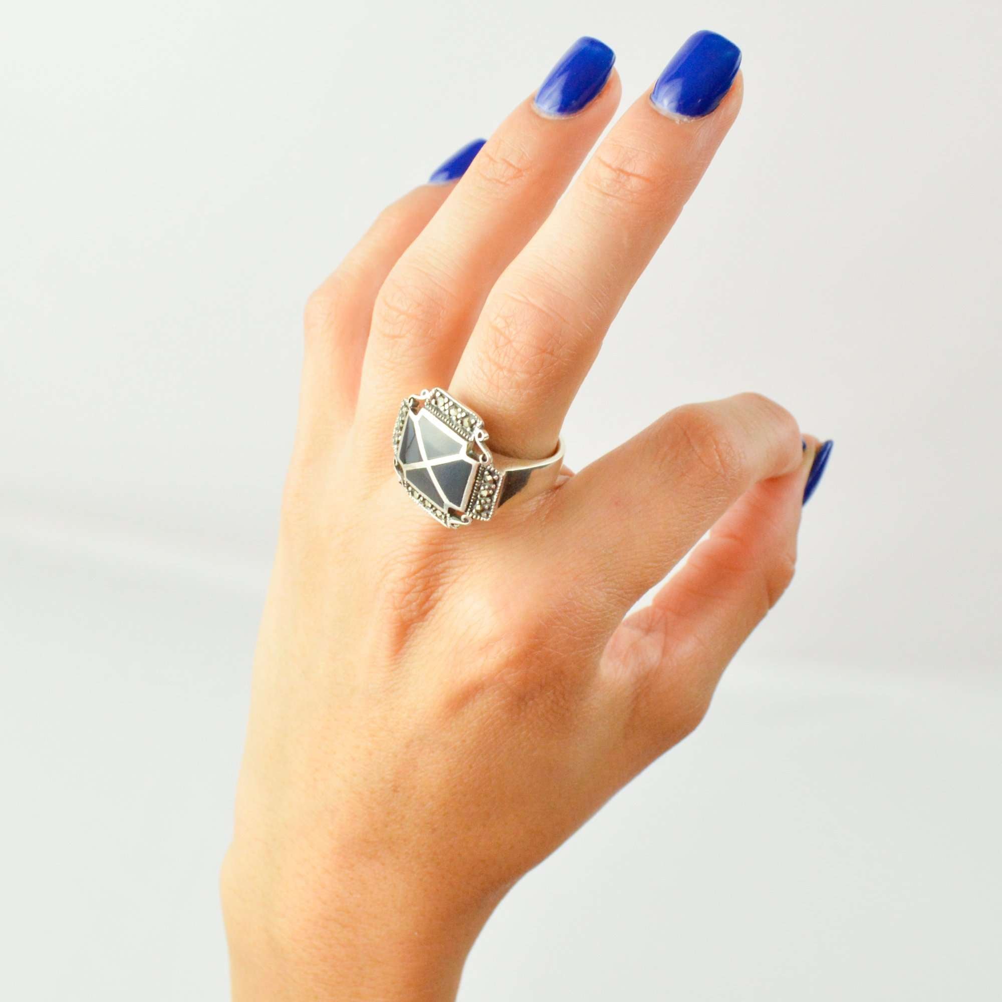 Ring Rhombus - Alebrije Huichol Mexican Folk art magiamexica.com