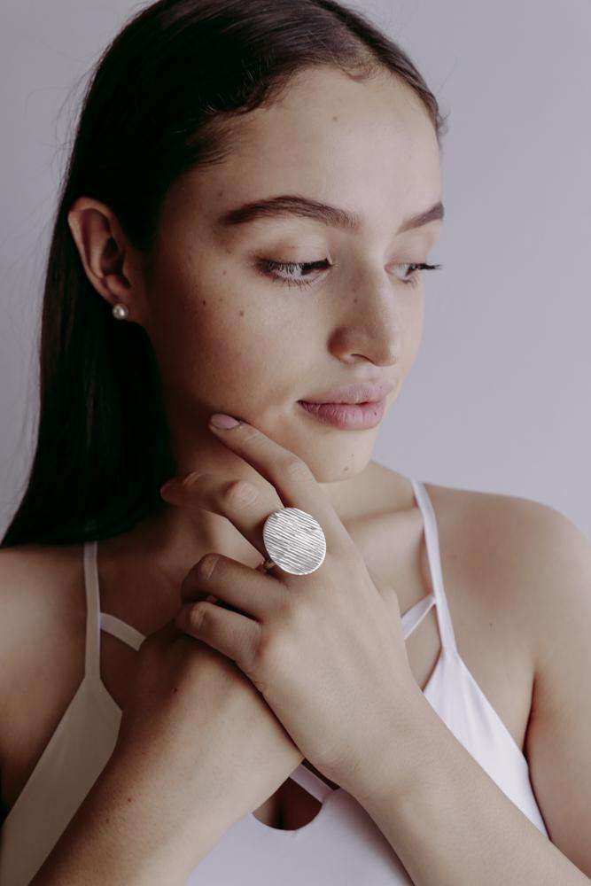 Ring Shield 1 - Alebrije Huichol Mexican Folk art magiamexica.com