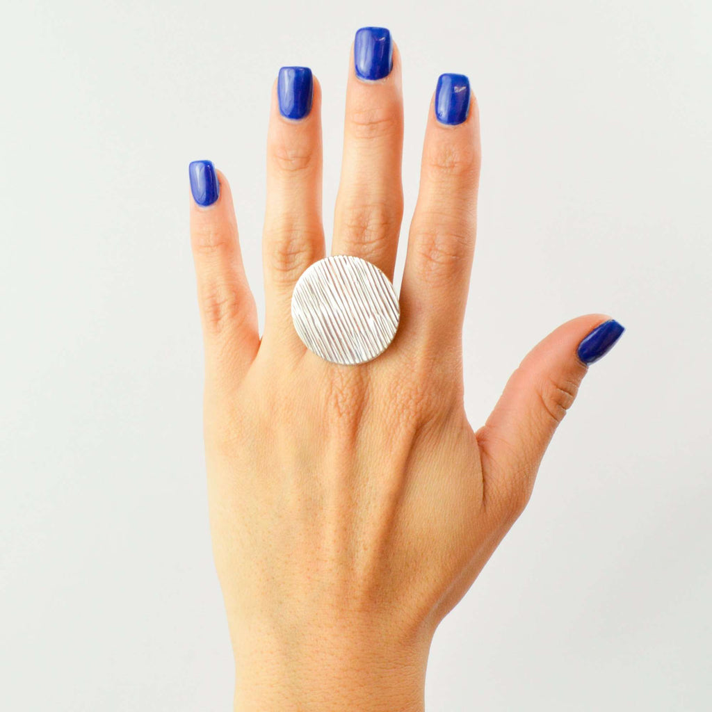 Ring Shield 2 - Alebrije Huichol Mexican Folk art magiamexica.com