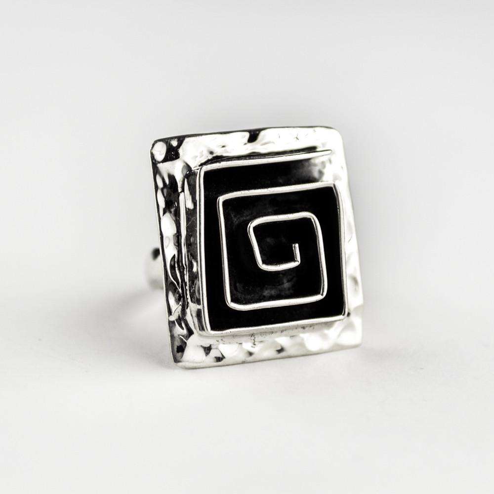 Ring Square Snail - Alebrije Huichol Mexican Folk art magiamexica.com