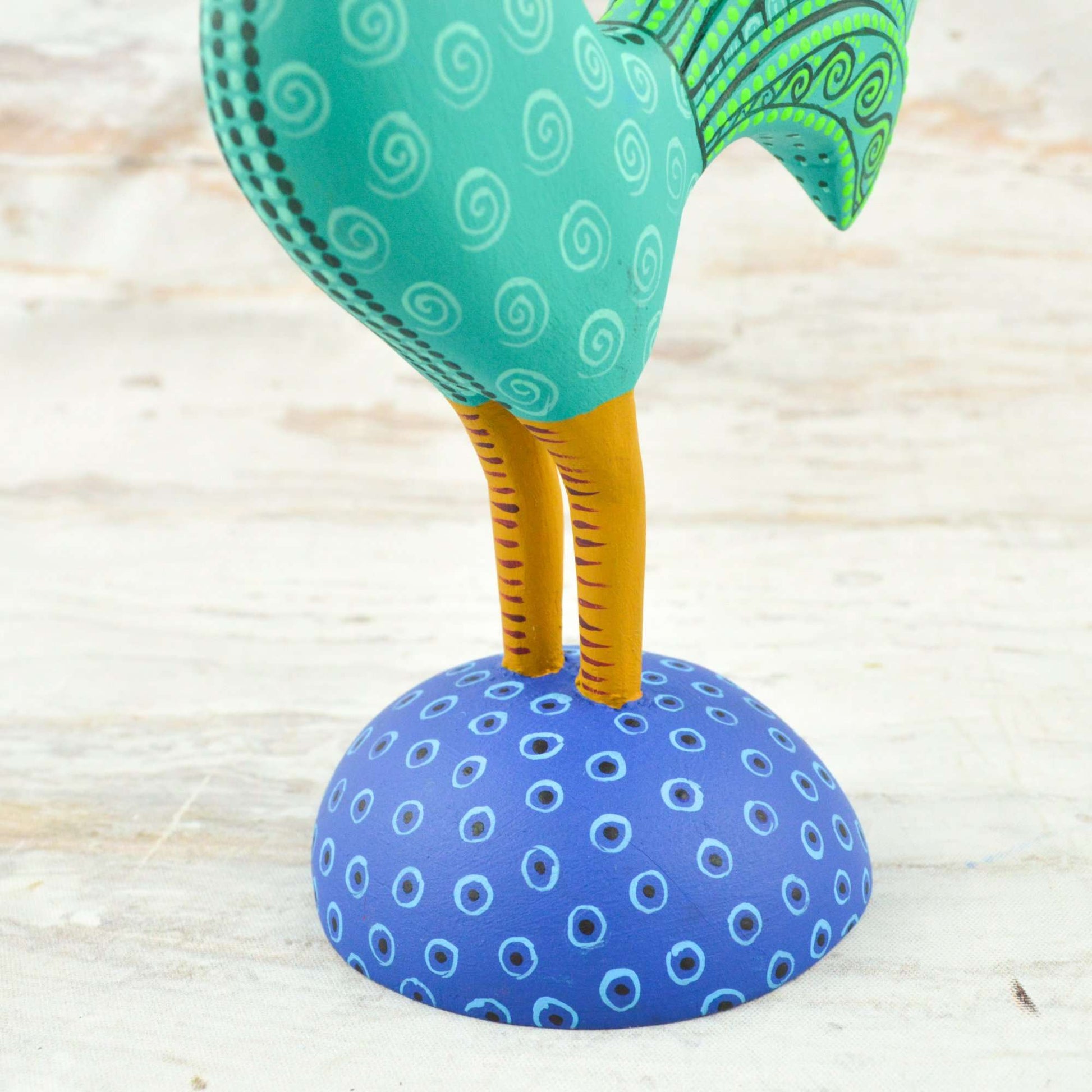 Rooster Alebrije Oaxacan Wood Carving - Alebrije Huichol Mexican Folk art magiamexica.com
