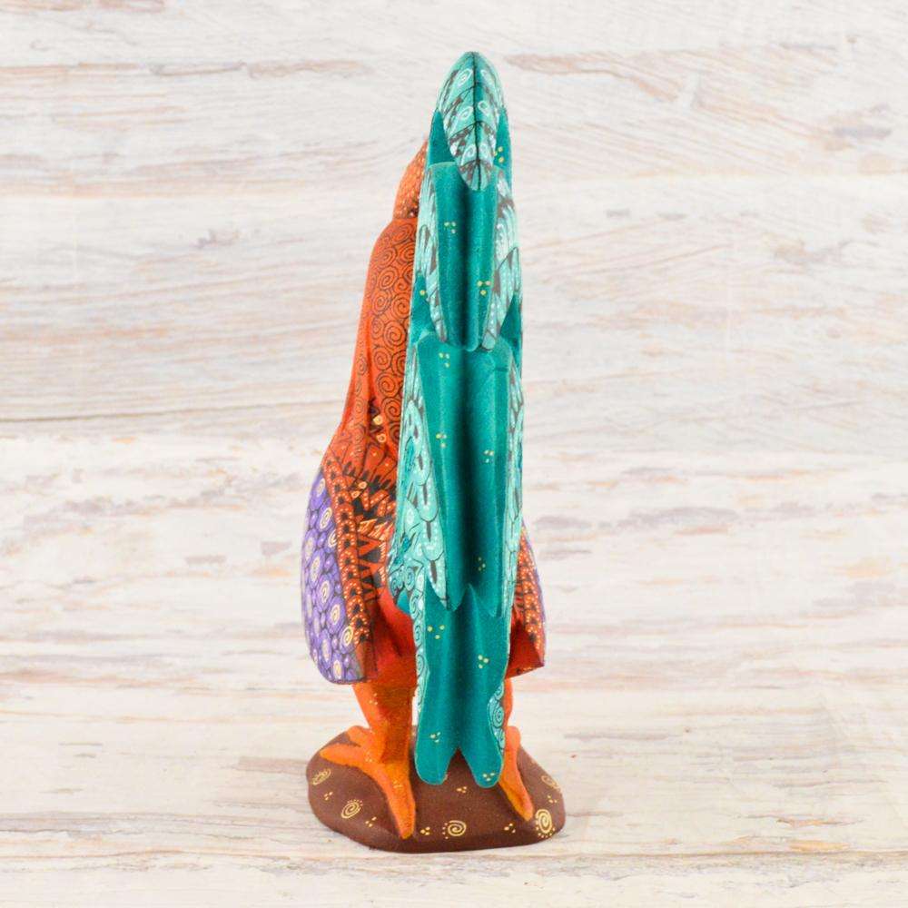 Rooster Alebrije Oaxacan Wood Carving - Alebrije Huichol Mexican Folk art magiamexica.com