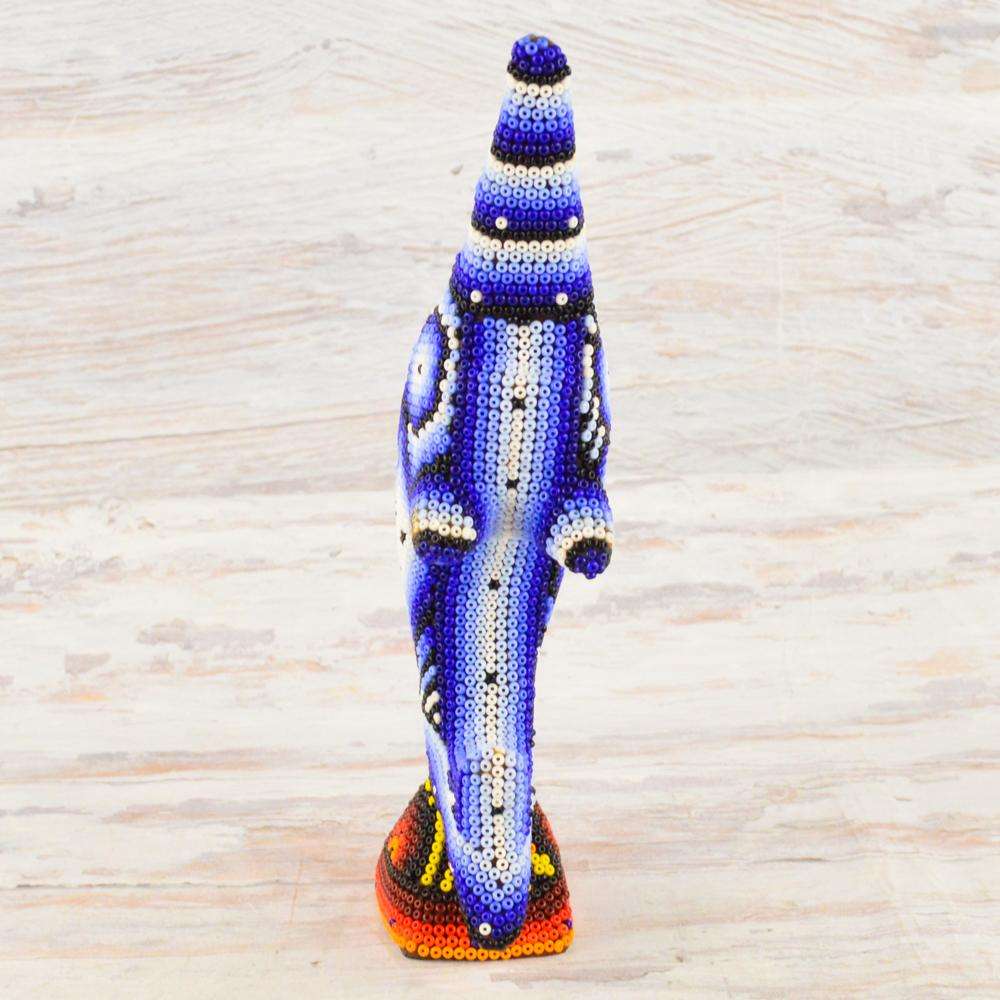 Sailfish Huichol Art - Alebrije Huichol Mexican Folk art magiamexica.com