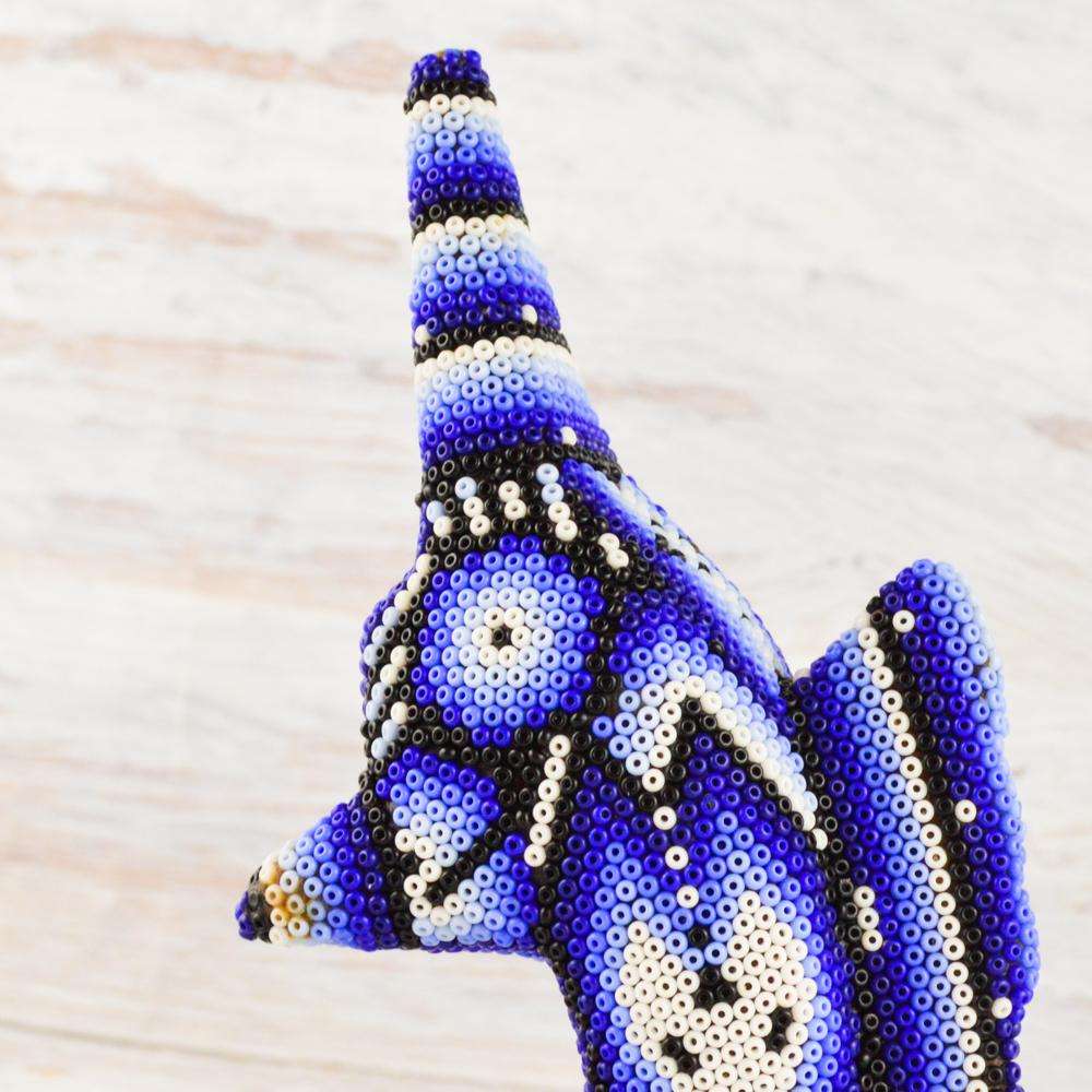 Sailfish Huichol Art - Alebrije Huichol Mexican Folk art magiamexica.com