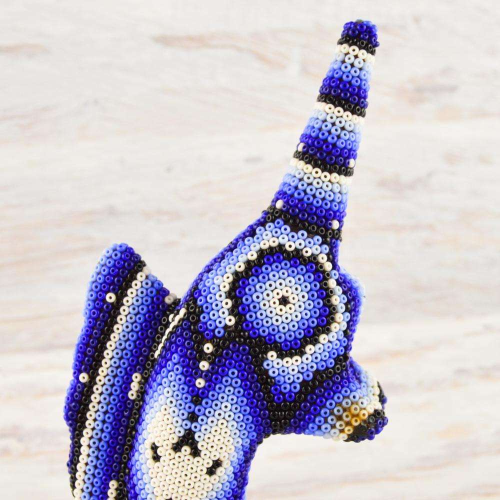 Sailfish Huichol Art - Alebrije Huichol Mexican Folk art magiamexica.com