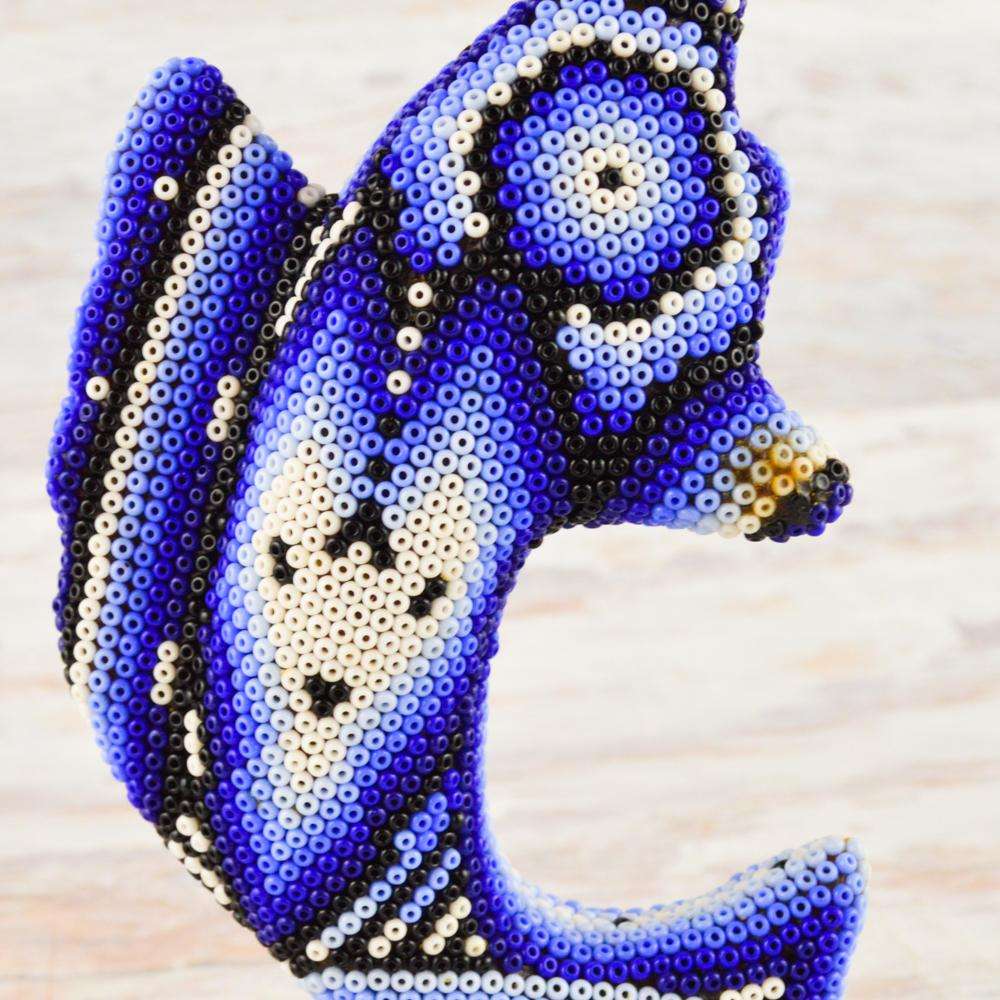 Sailfish Huichol Art - Alebrije Huichol Mexican Folk art magiamexica.com