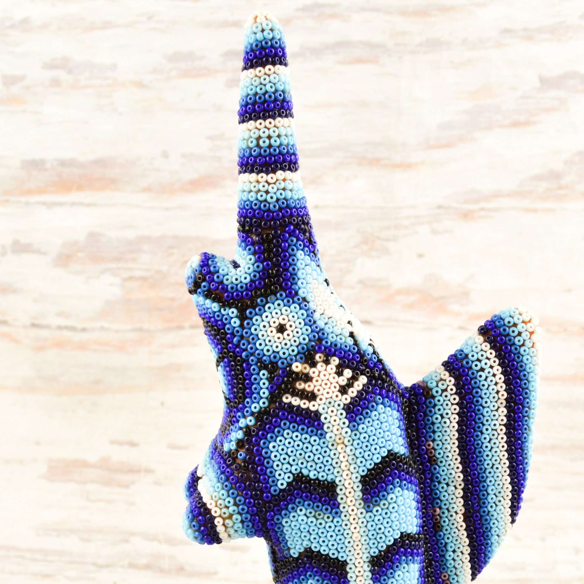 Sailfish Huichol Art - Alebrije Huichol Mexican Folk art magiamexica.com