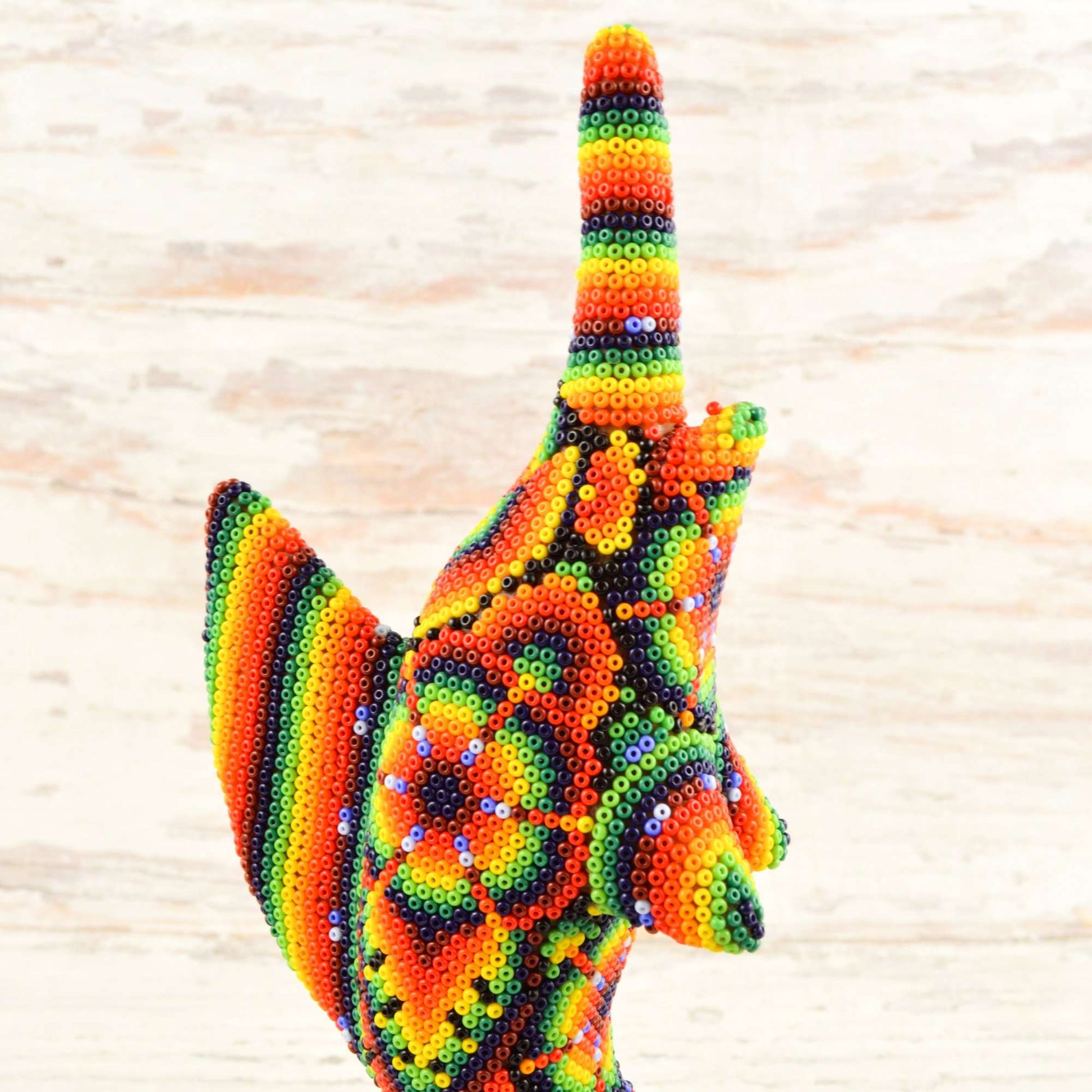 Sailfish Huichol Art - Alebrije Huichol Mexican Folk art magiamexica.com