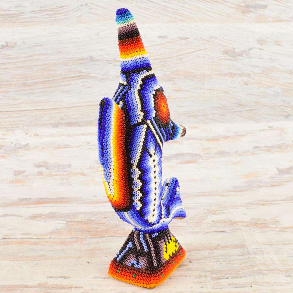 Sailfish Huichol Art - Alebrije Huichol Mexican Folk art magiamexica.com